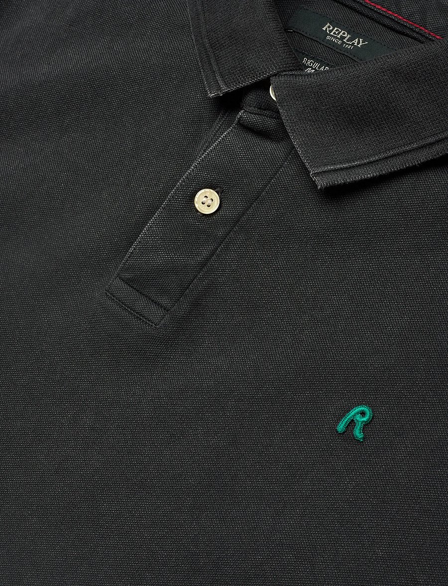 Replay - Polo REGULAR - kortärmade pikéer - black - 4