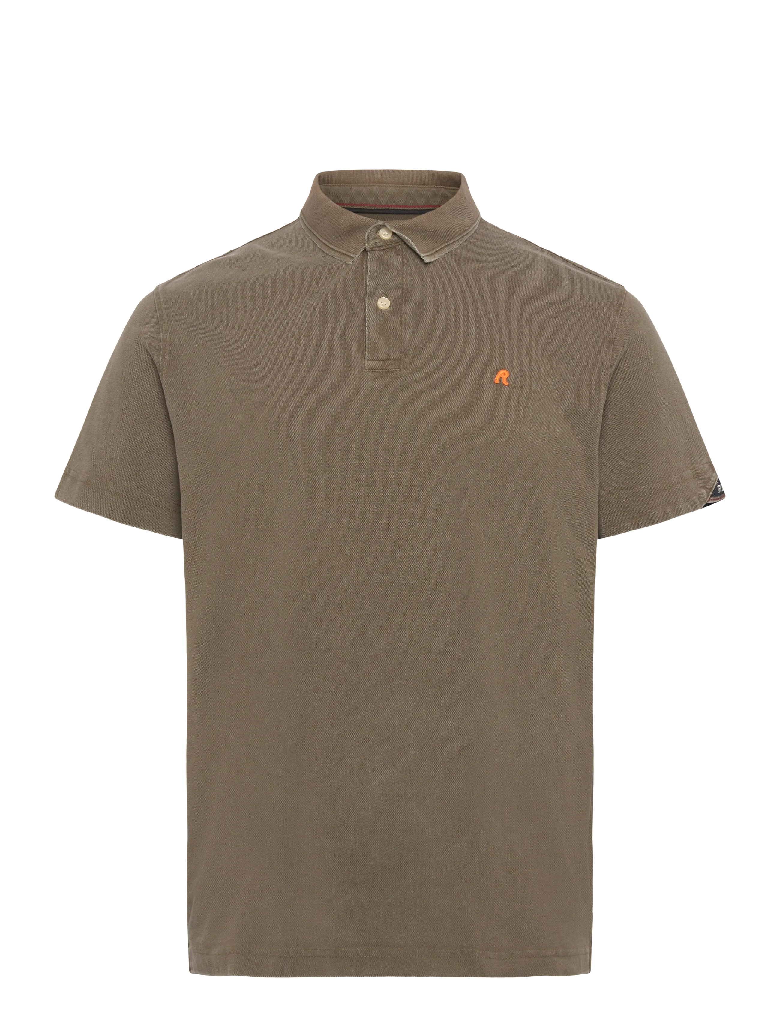 Replay Polo REGULAR - Replay Men - GREEN / brown