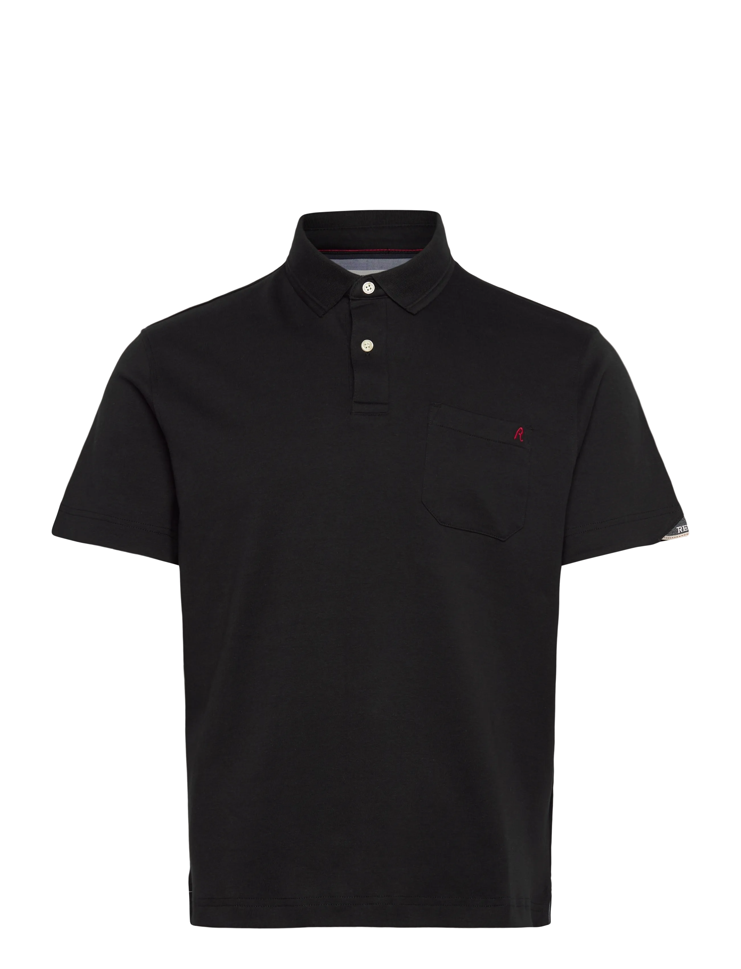 Replay Polo REGULAR  JERSEY BLACK - Tanktops - BLACK / black