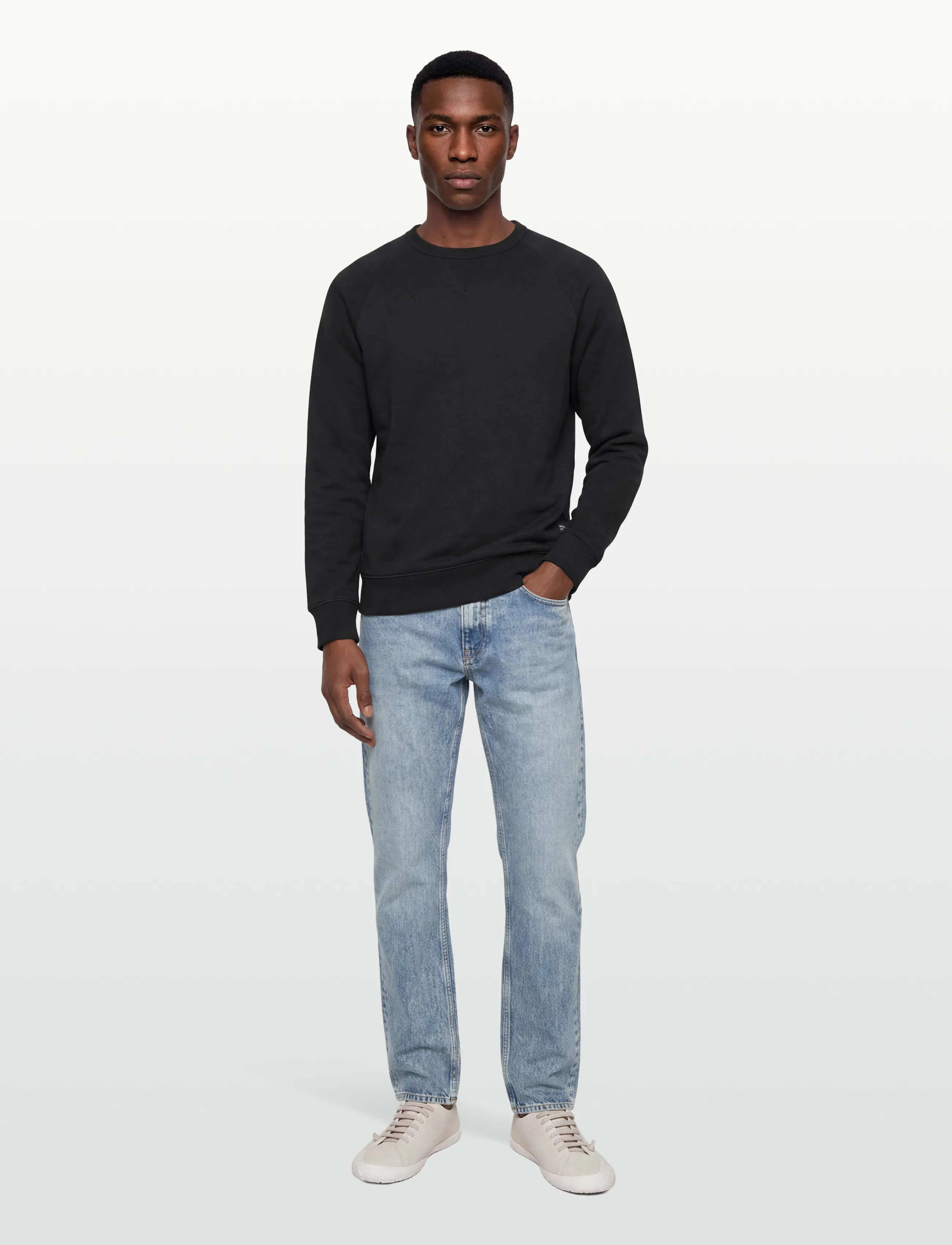 Replay Jumper Regular, Mænd, Rundhals Sweatshirt, Sort, Str: M