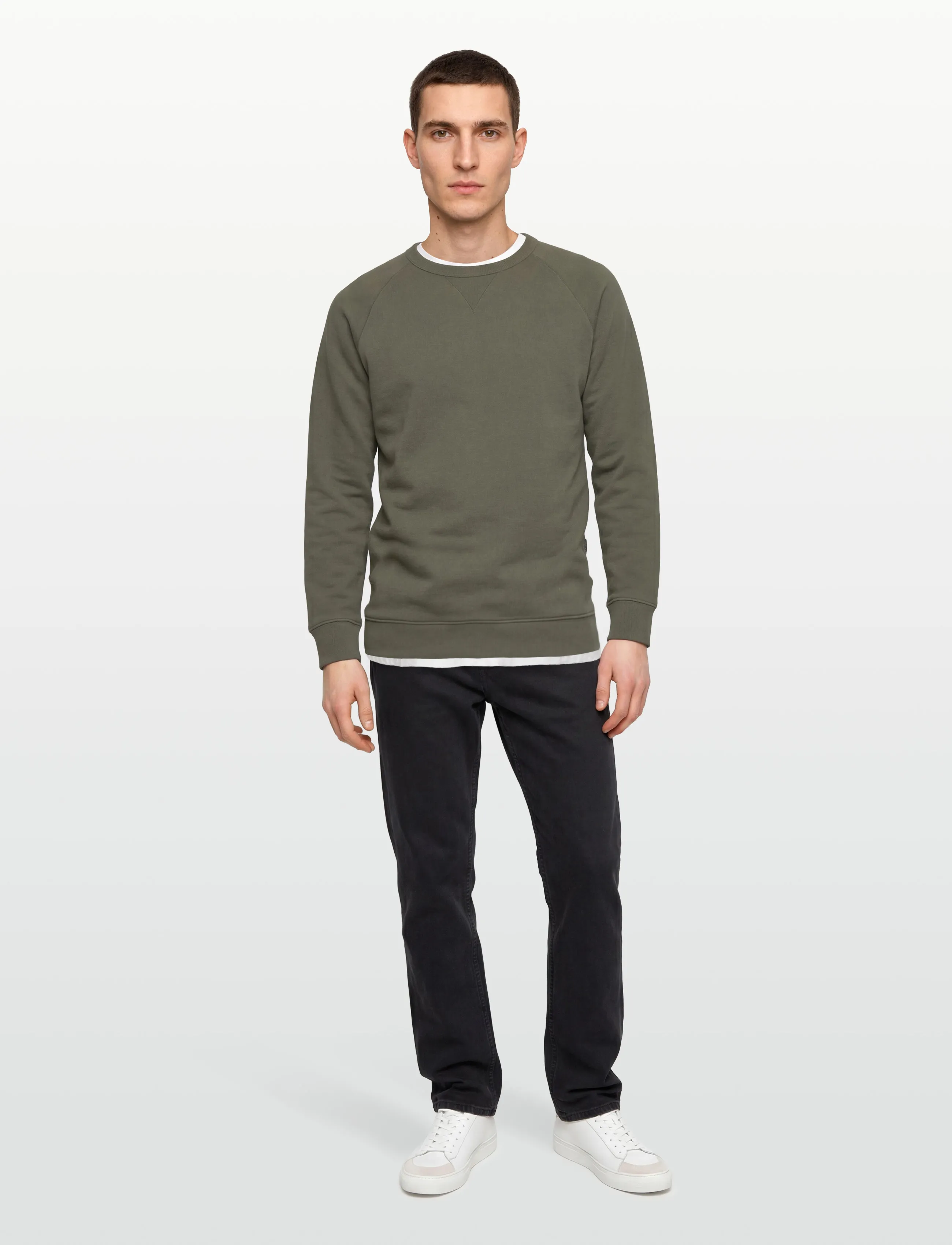 Replay Jumper Regular, L, Khaki green, Sweatshirts & Hættetrøjer > Sweatshirts, Herre