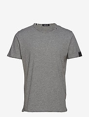 Replay - T-Shirt - basic t-shirts - dark grey melange - 0