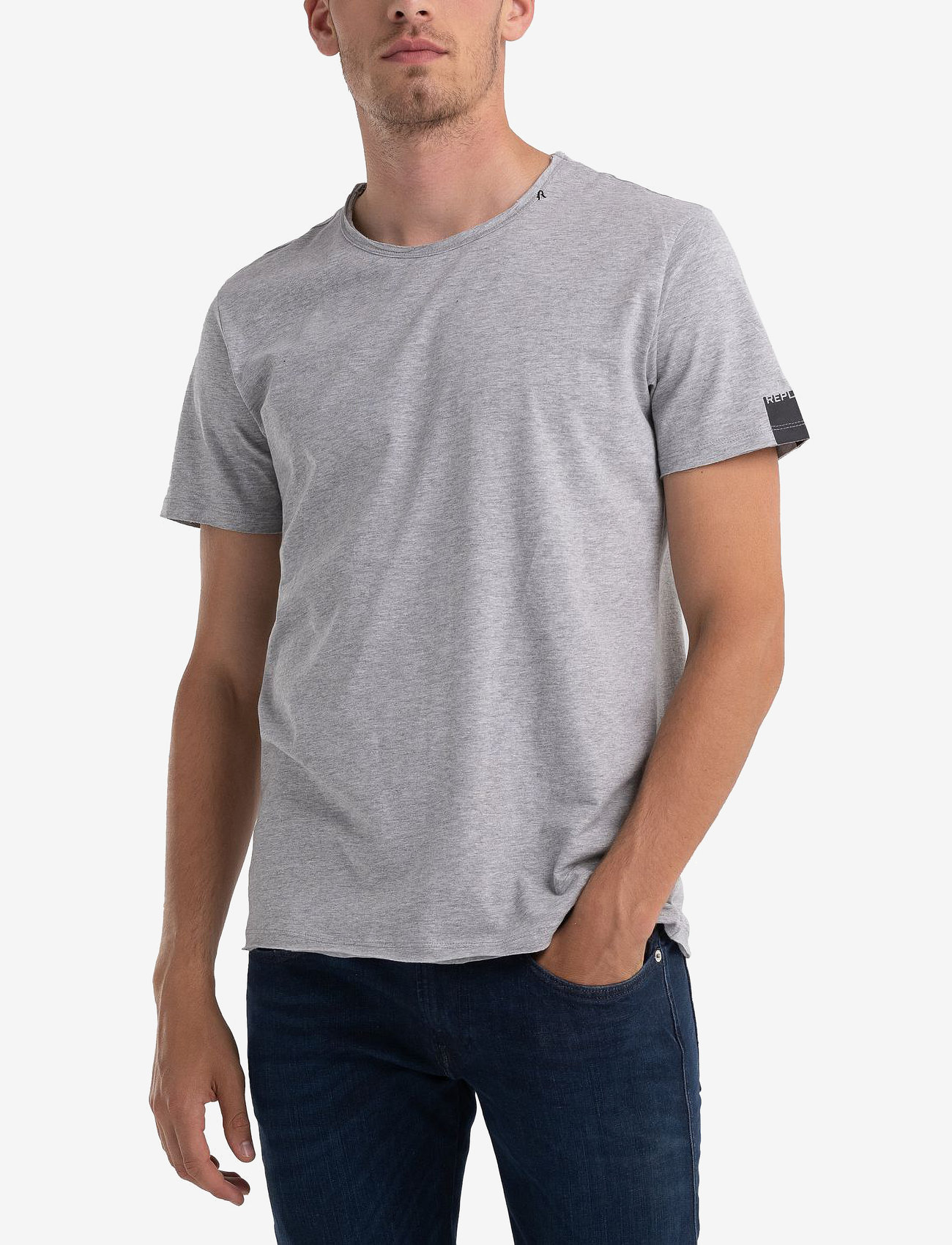 Replay - T-Shirt - dark grey melange - 0