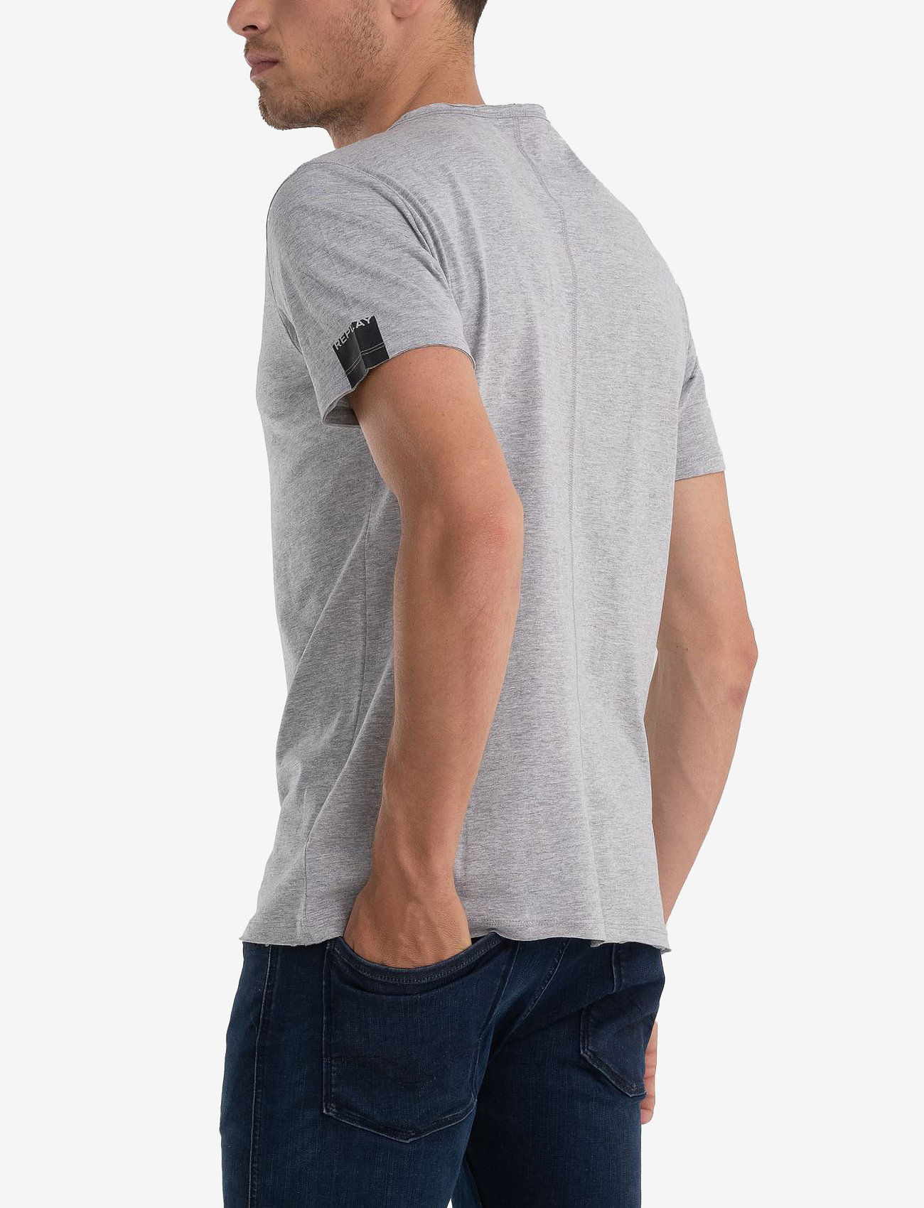 Replay - T-Shirt - dark grey melange - 3