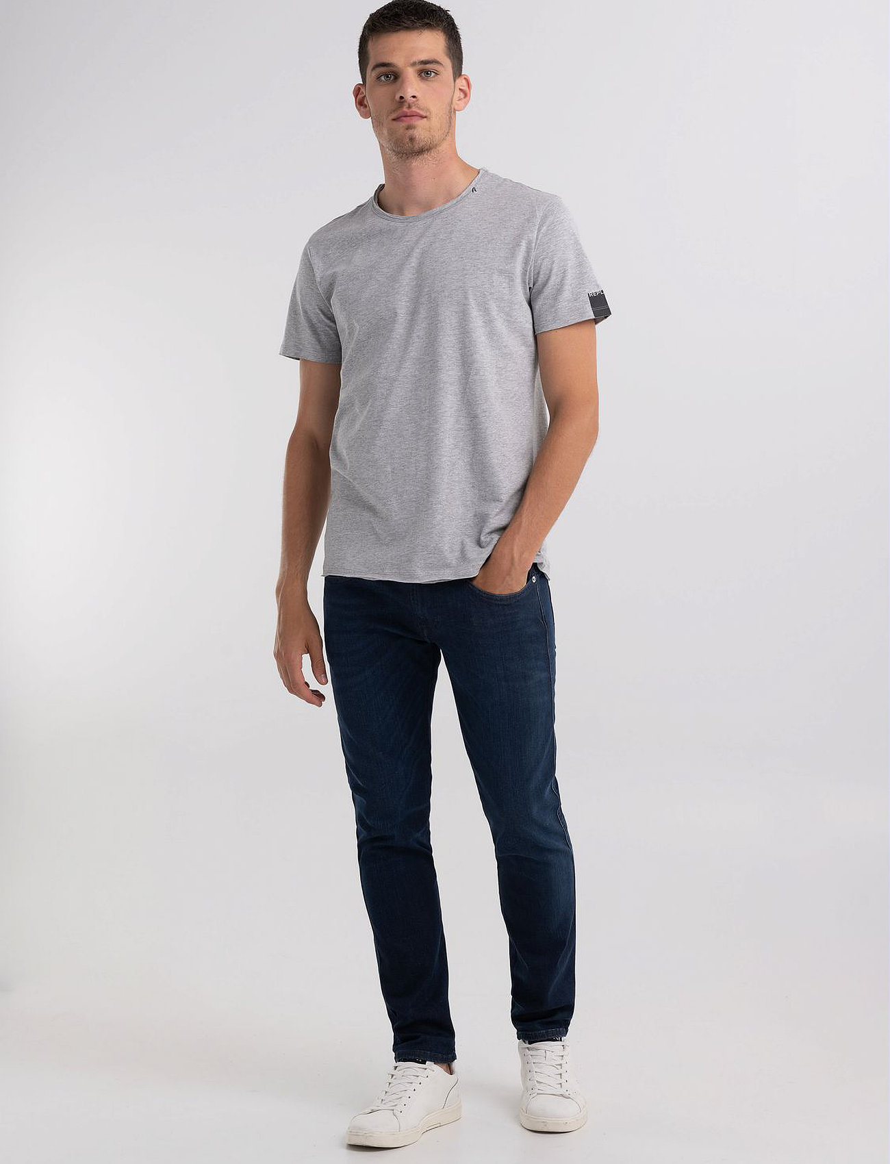 Replay - T-Shirt - dark grey melange - 4