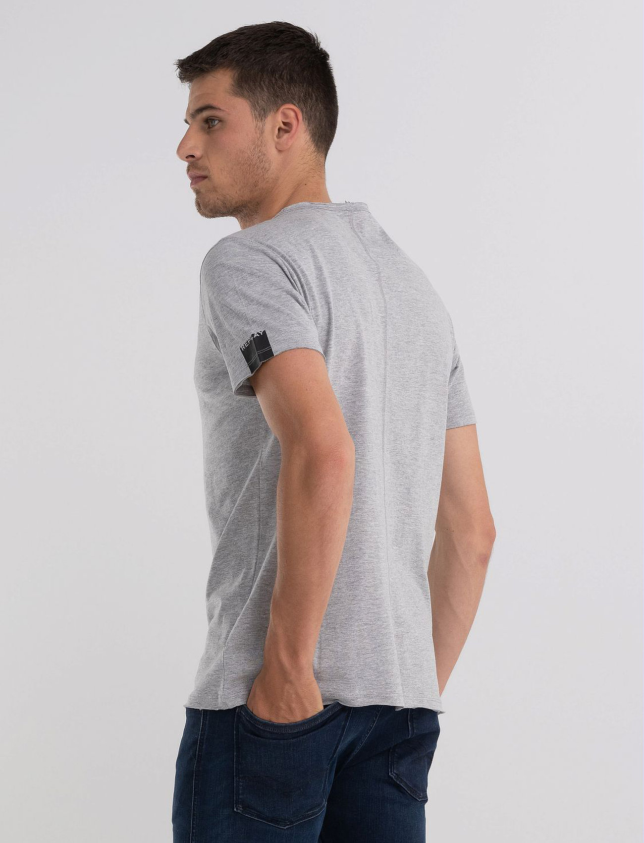 Replay - T-Shirt - dark grey melange - 5