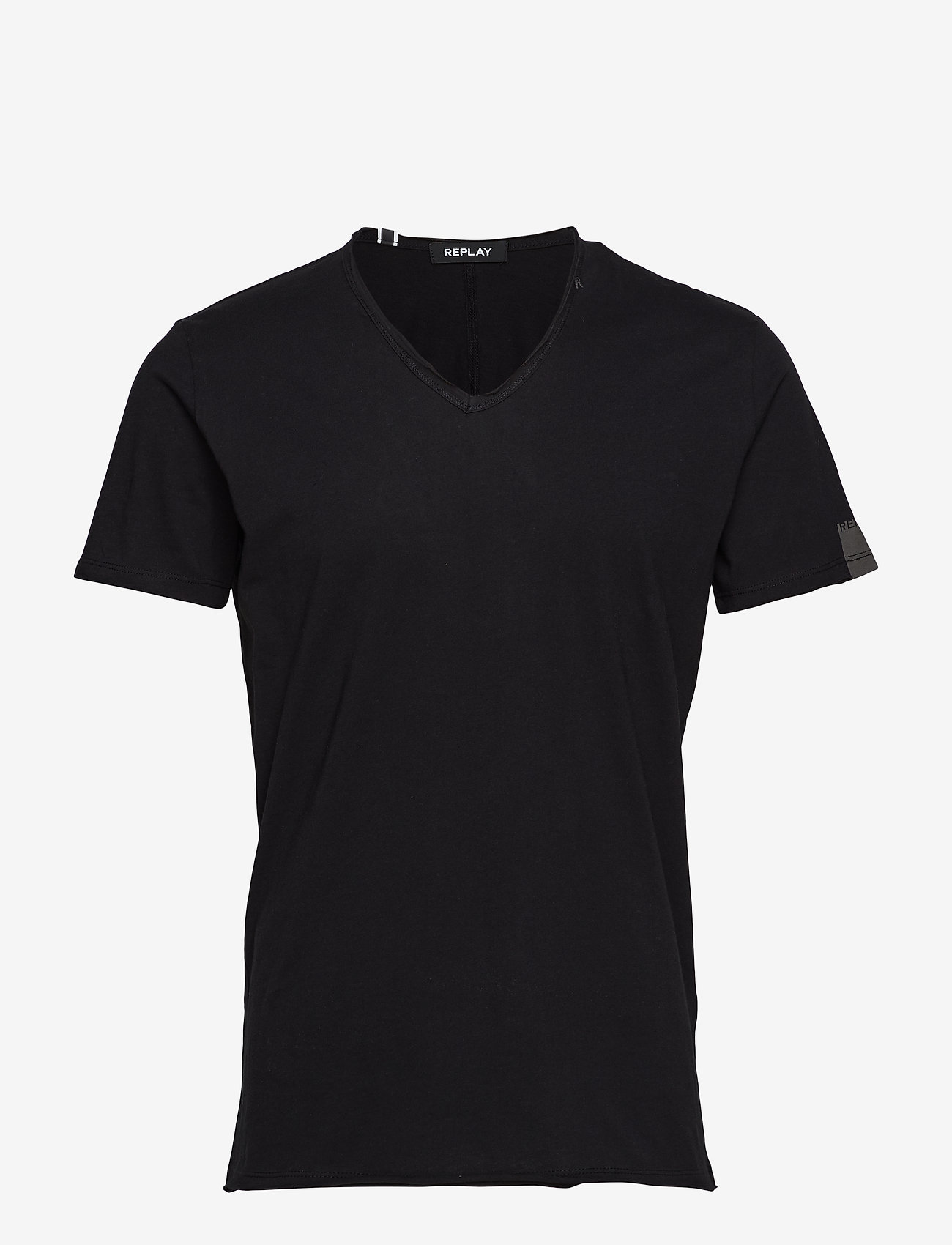 Replay - T-Shirt - mažiausios kainos - black - 0