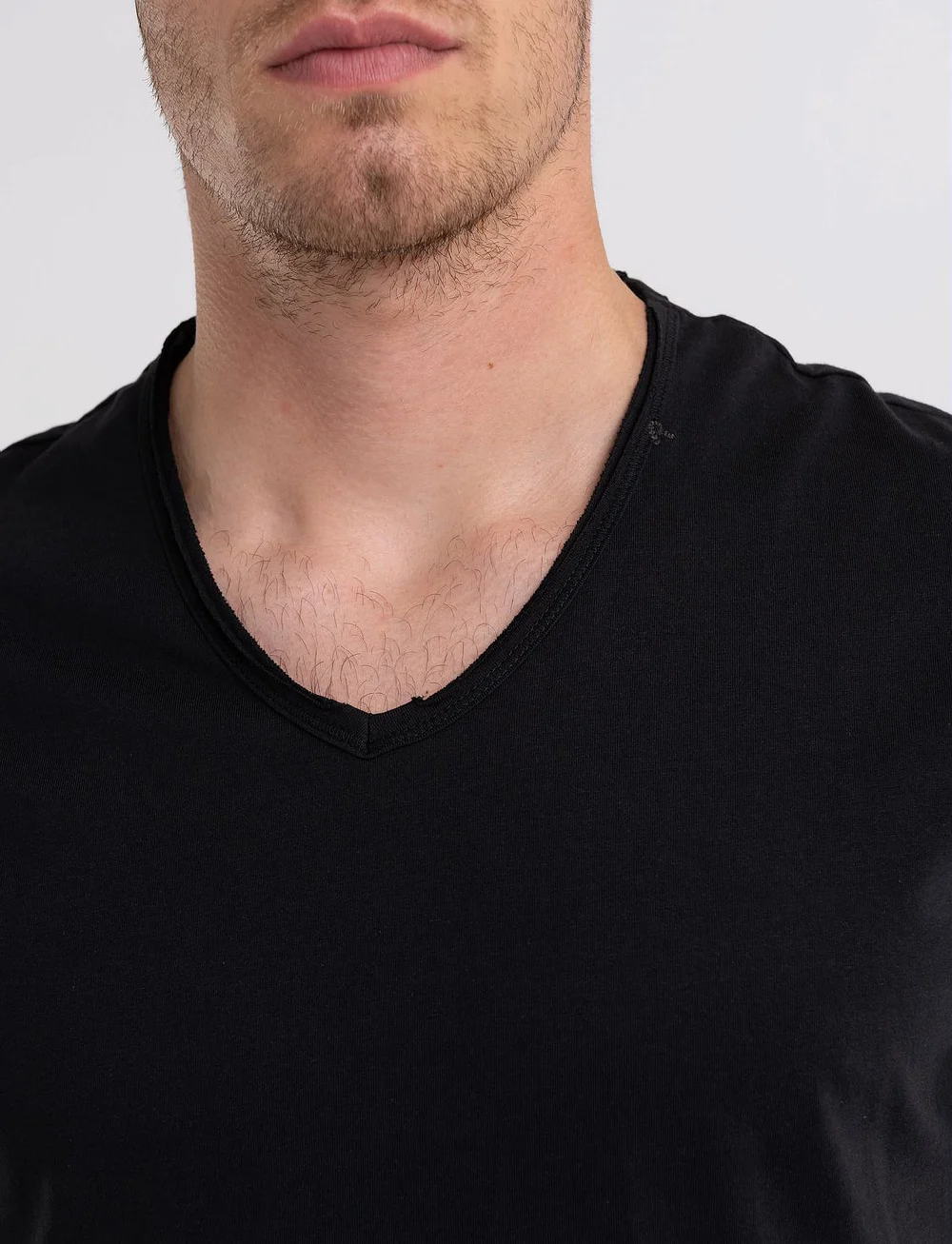 Replay - T-Shirt 0 - t-shirts med v-hals - black - 5