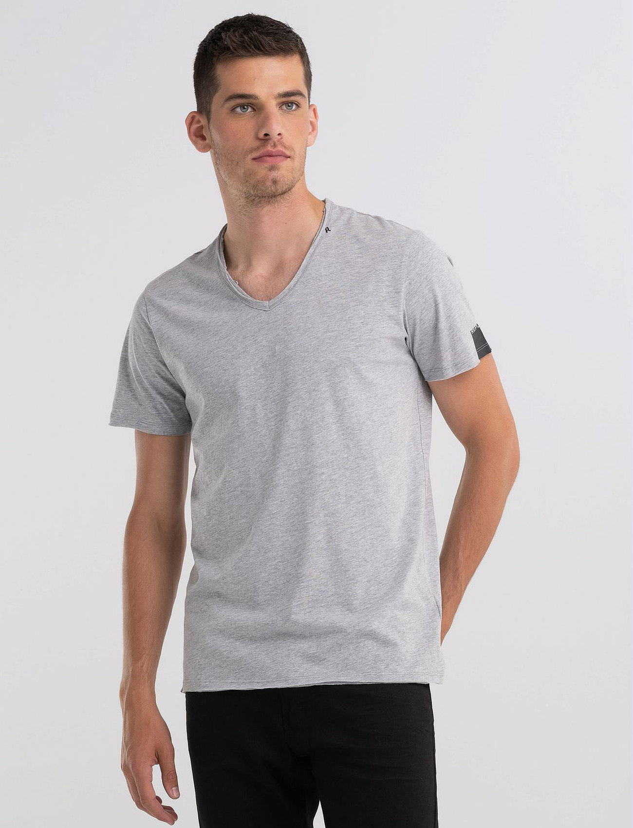 Replay - T-Shirt 0 - dark grey melange - 0