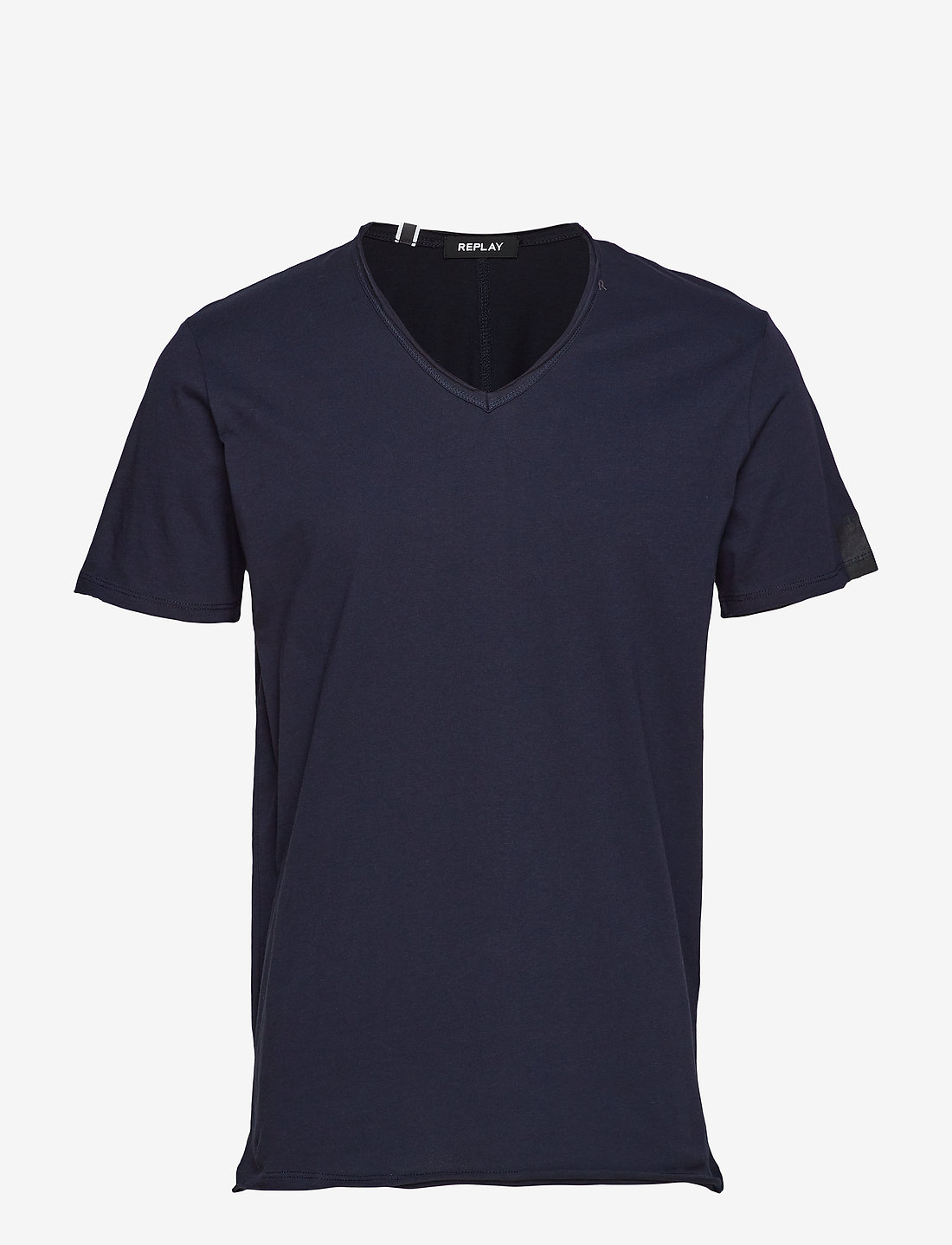 Replay - T-Shirt - v-kaelusega t-särgid - midnight blue. - 1