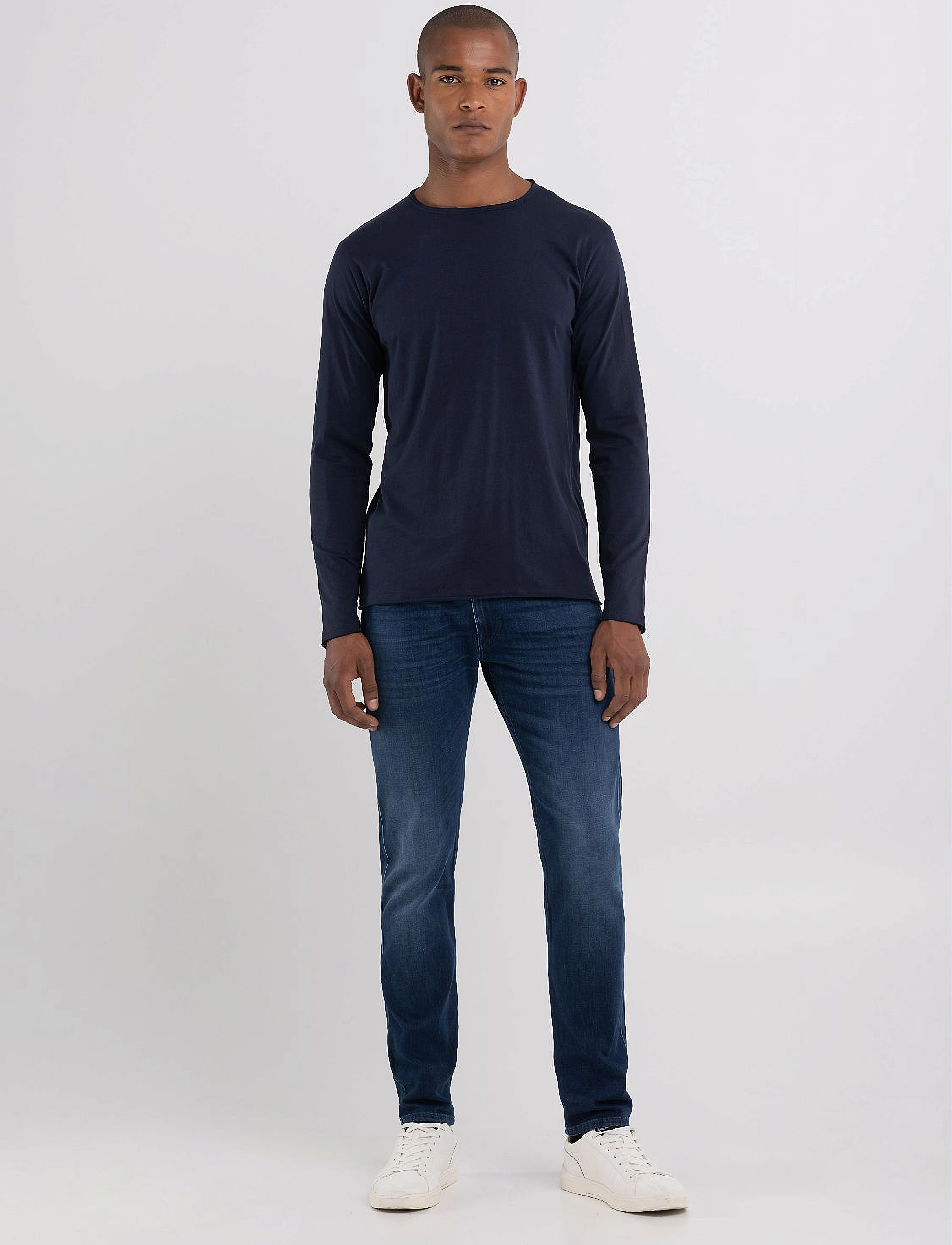 Replay - Long-sleeved t-shirt REGULAR - midnight blue. - 4