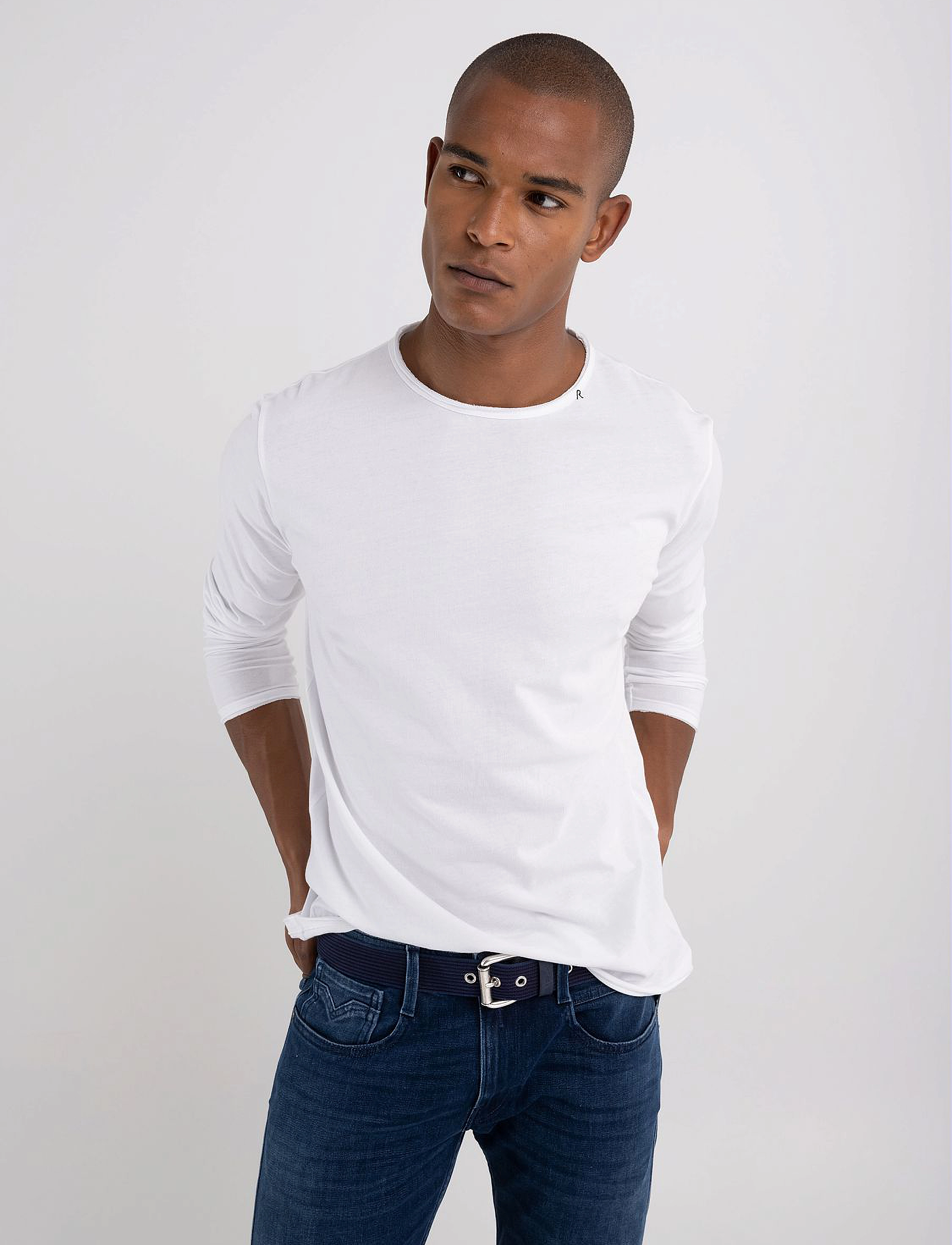 Replay - Long-sleeved t-shirt REGULAR - white - 3