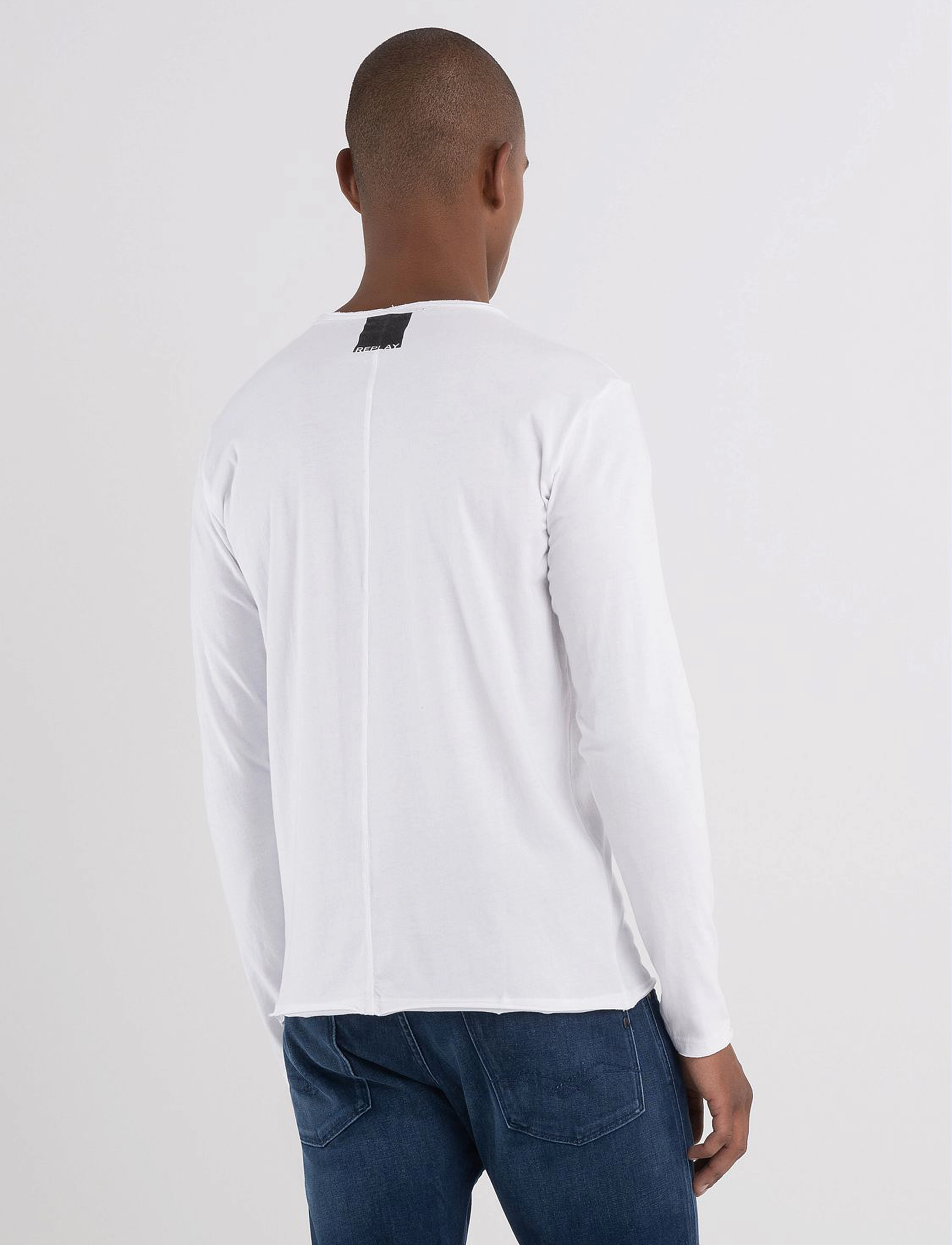 Replay - Long-sleeved t-shirt REGULAR - white - 4