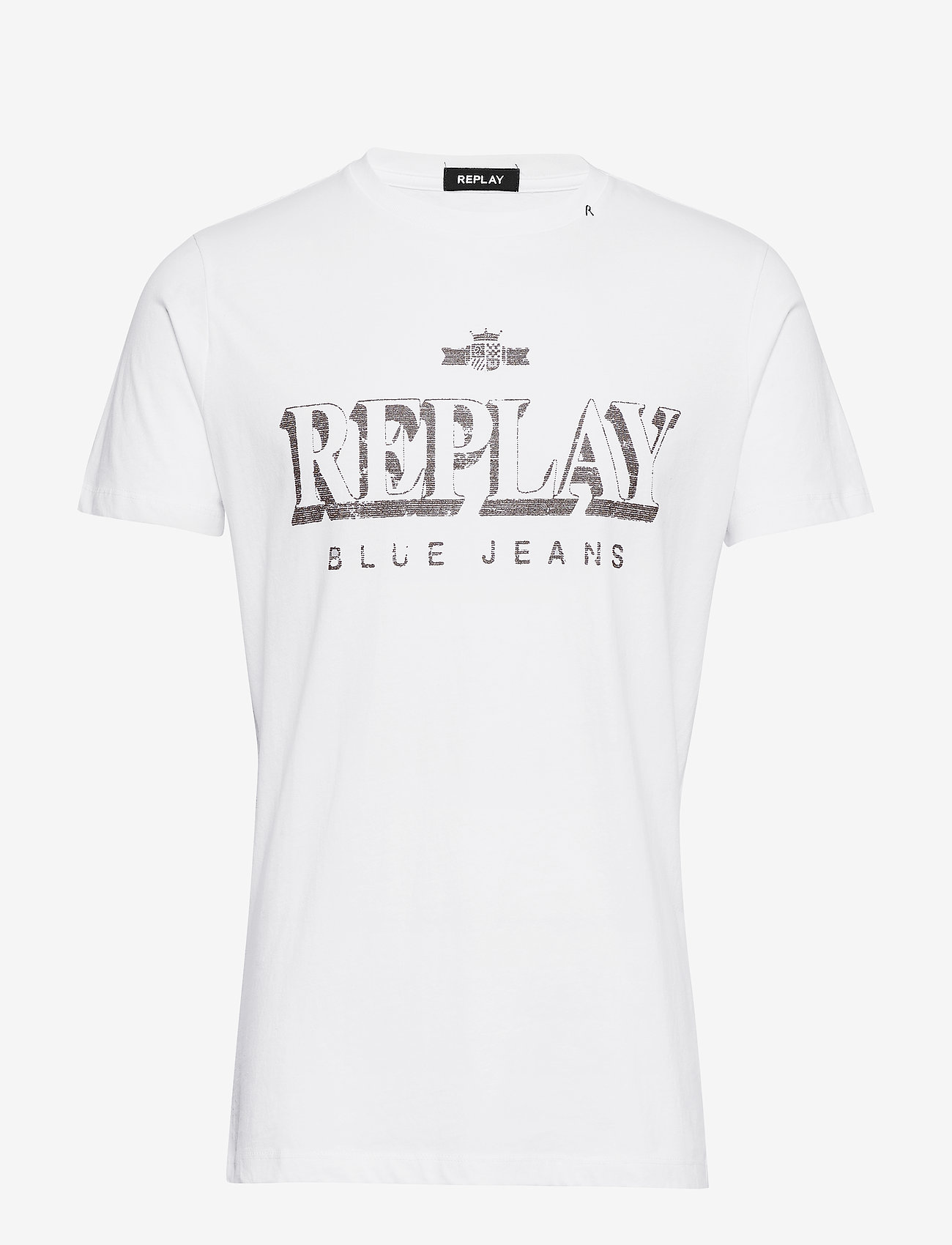 Replay - BASIC JERSEY 30/1 - white - 0