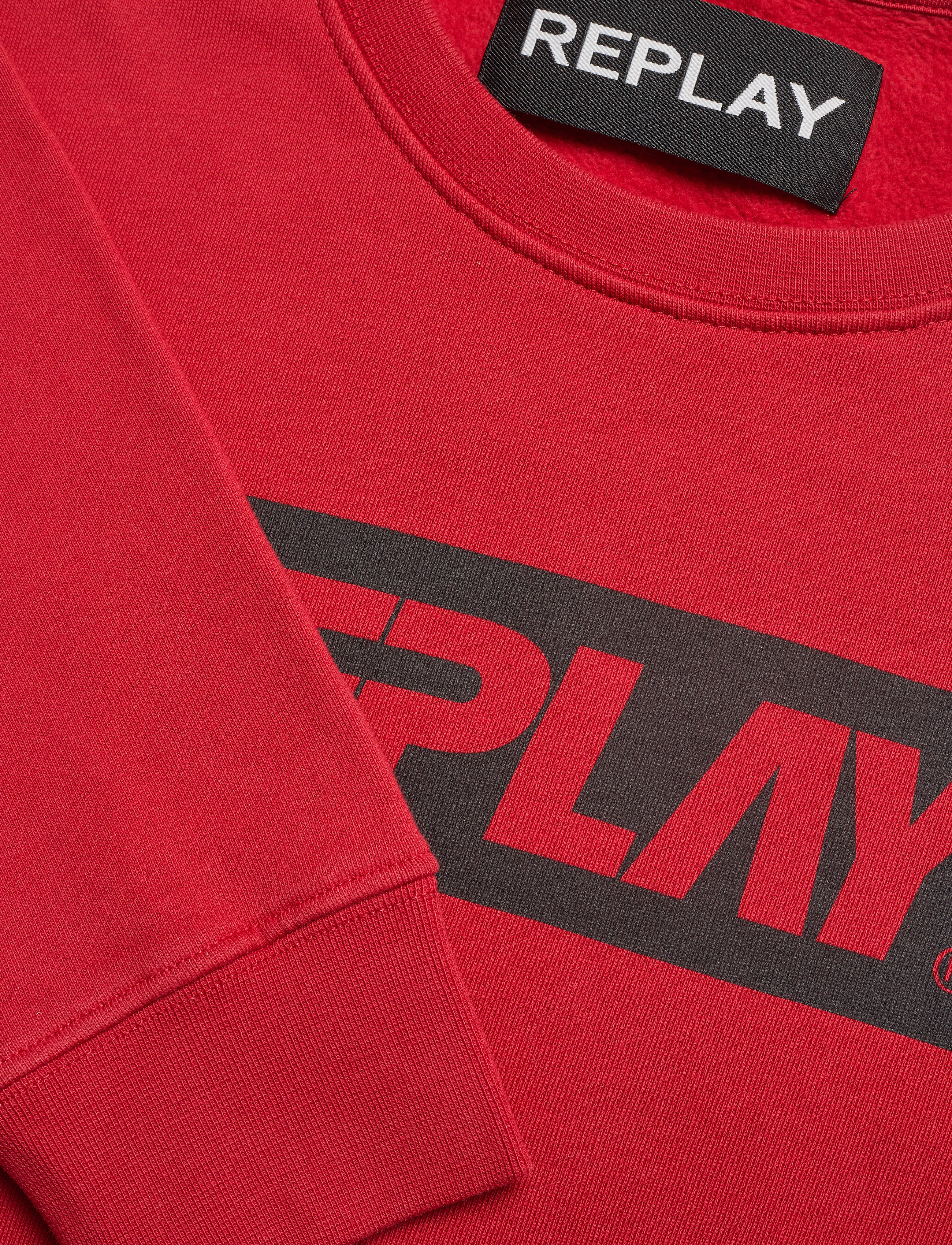Replay - COTTON FLEECE - red - 2