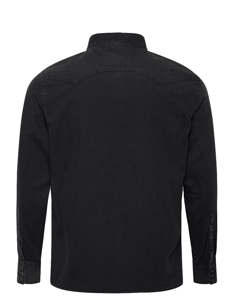 Replay - Shirt REGULAR - denimskjorter - black - 1