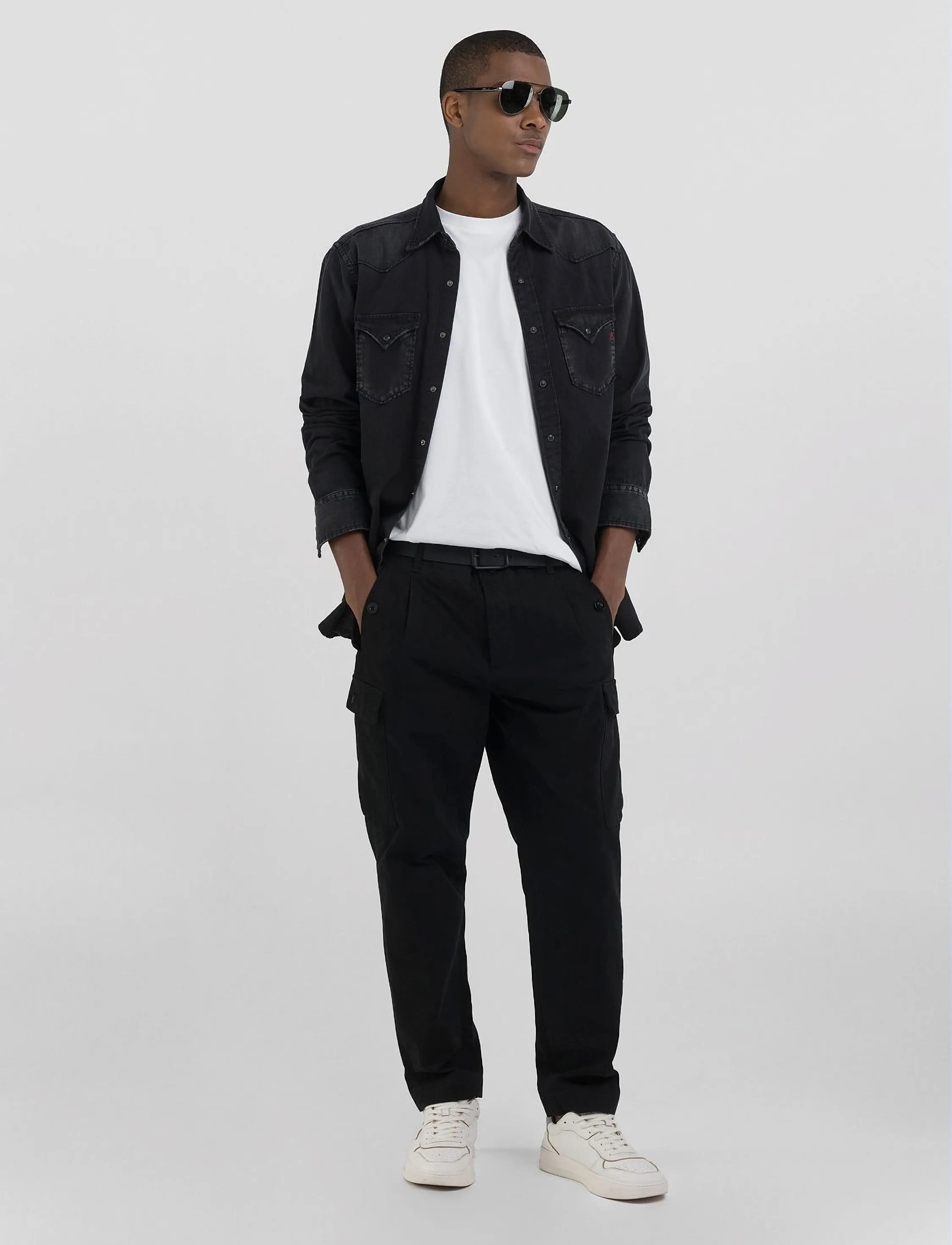 Replay - Shirt REGULAR - black - 3