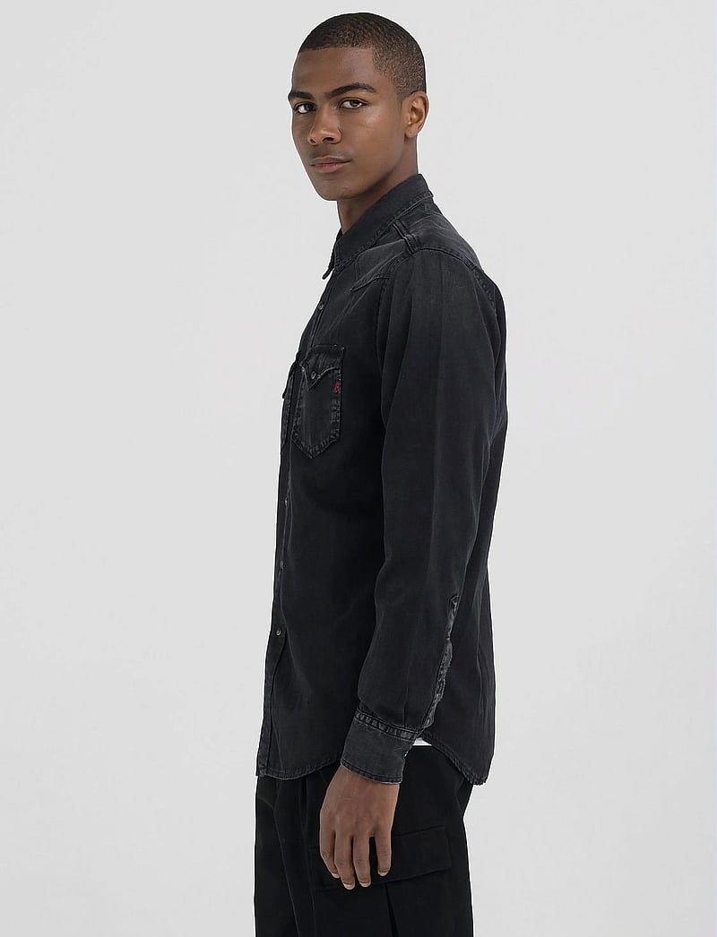 Replay - Shirt REGULAR - denimskjorter - black - 4