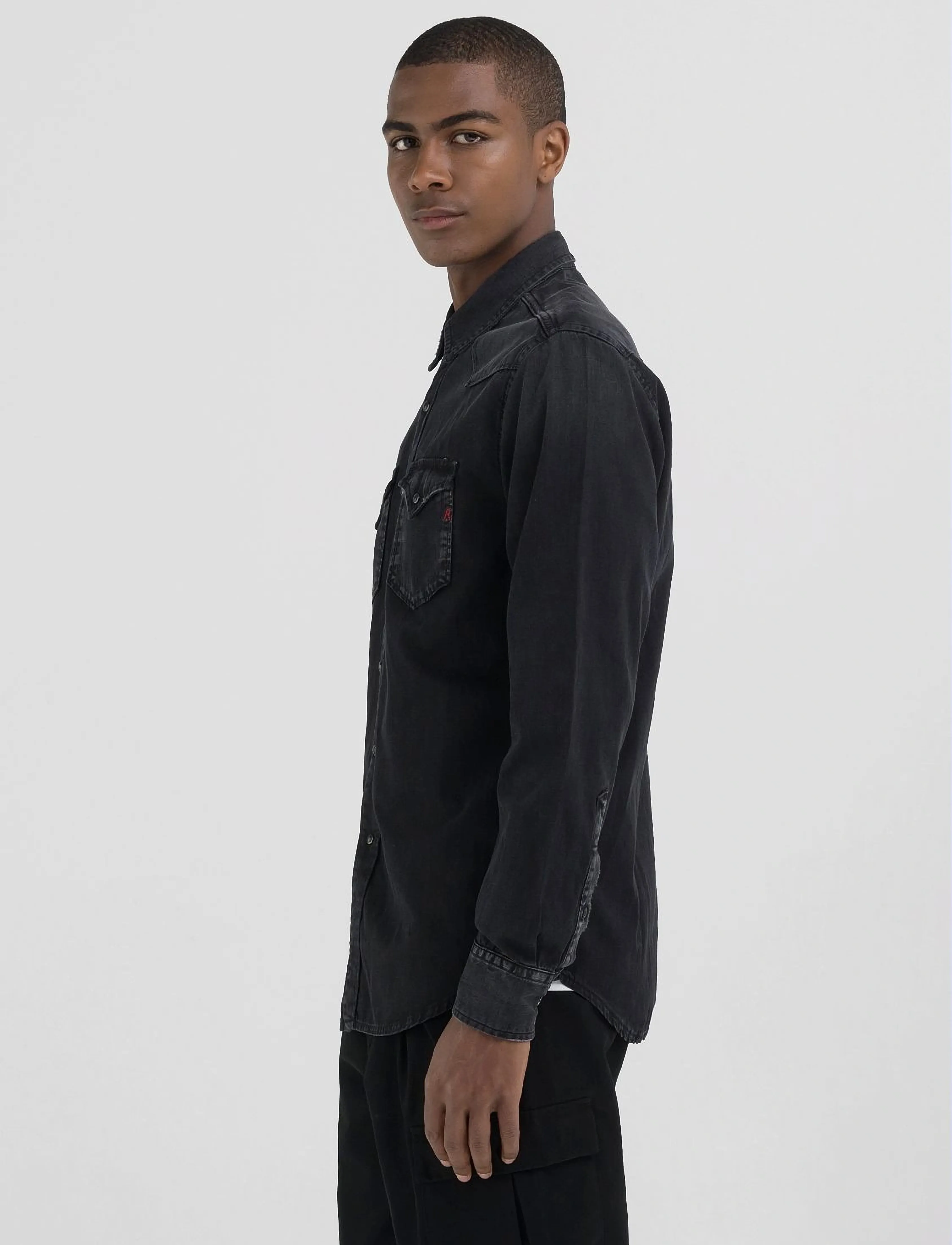 Replay - Shirt REGULAR - black - 4