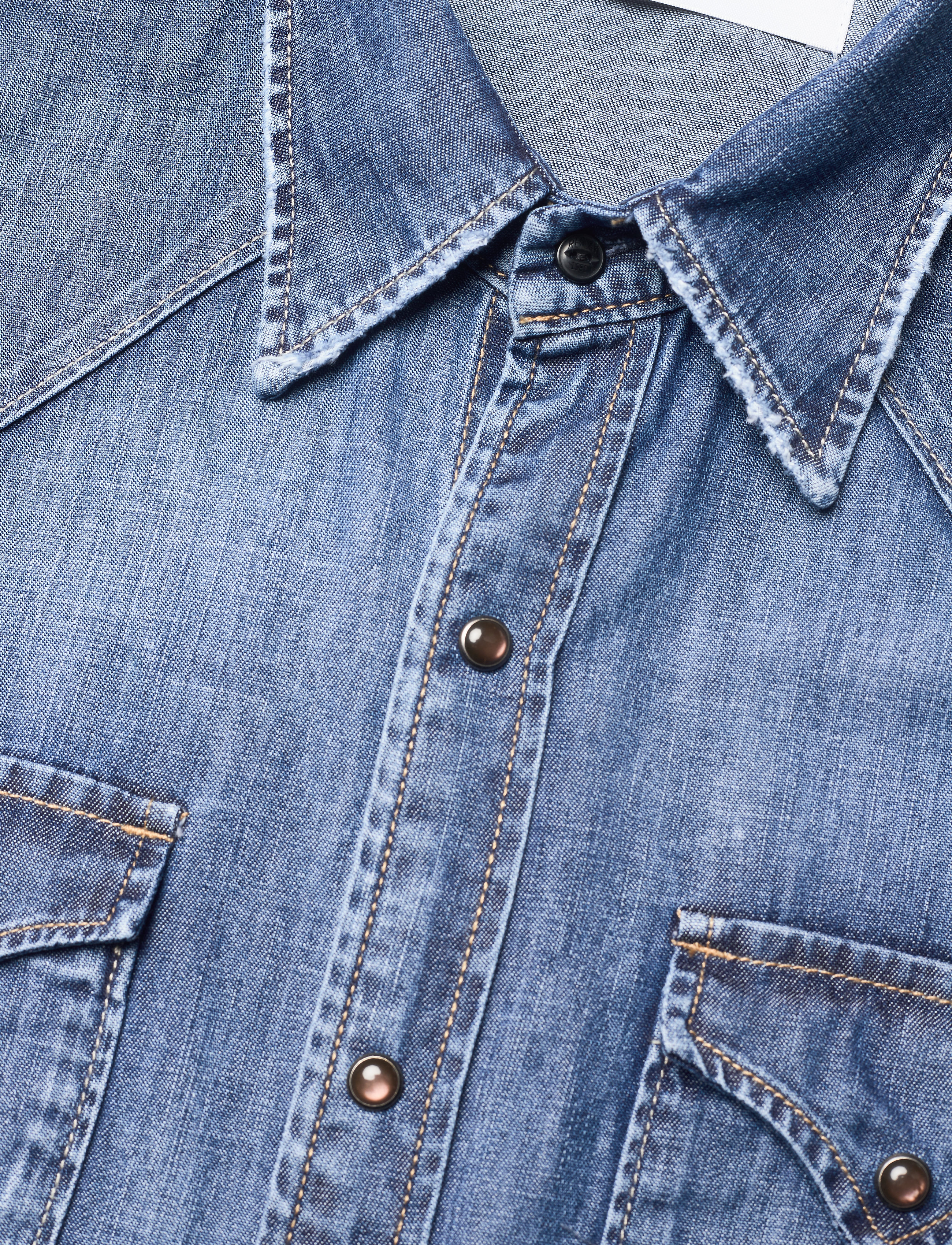 Replay - Shirt  AGED - medium blue - 3