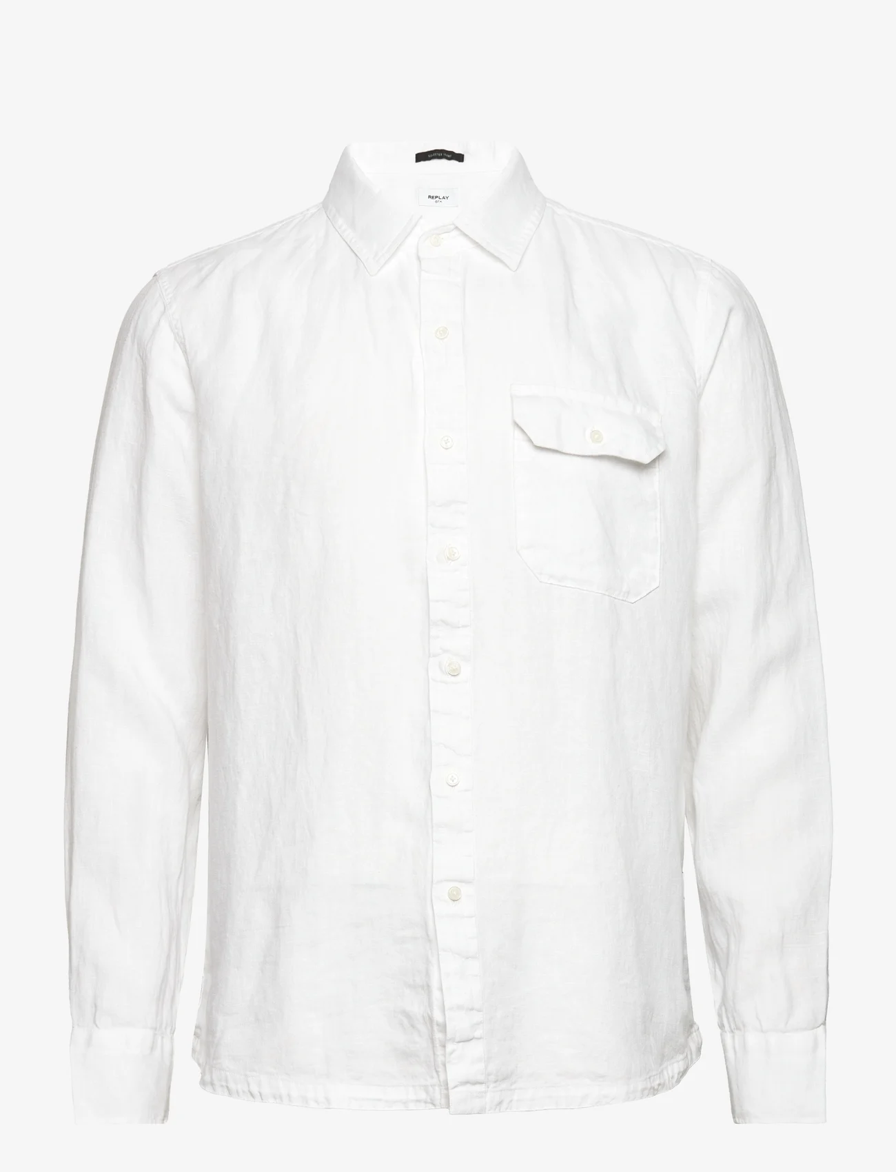 Replay - Shirt REGULAR - basic shirts - white - 0