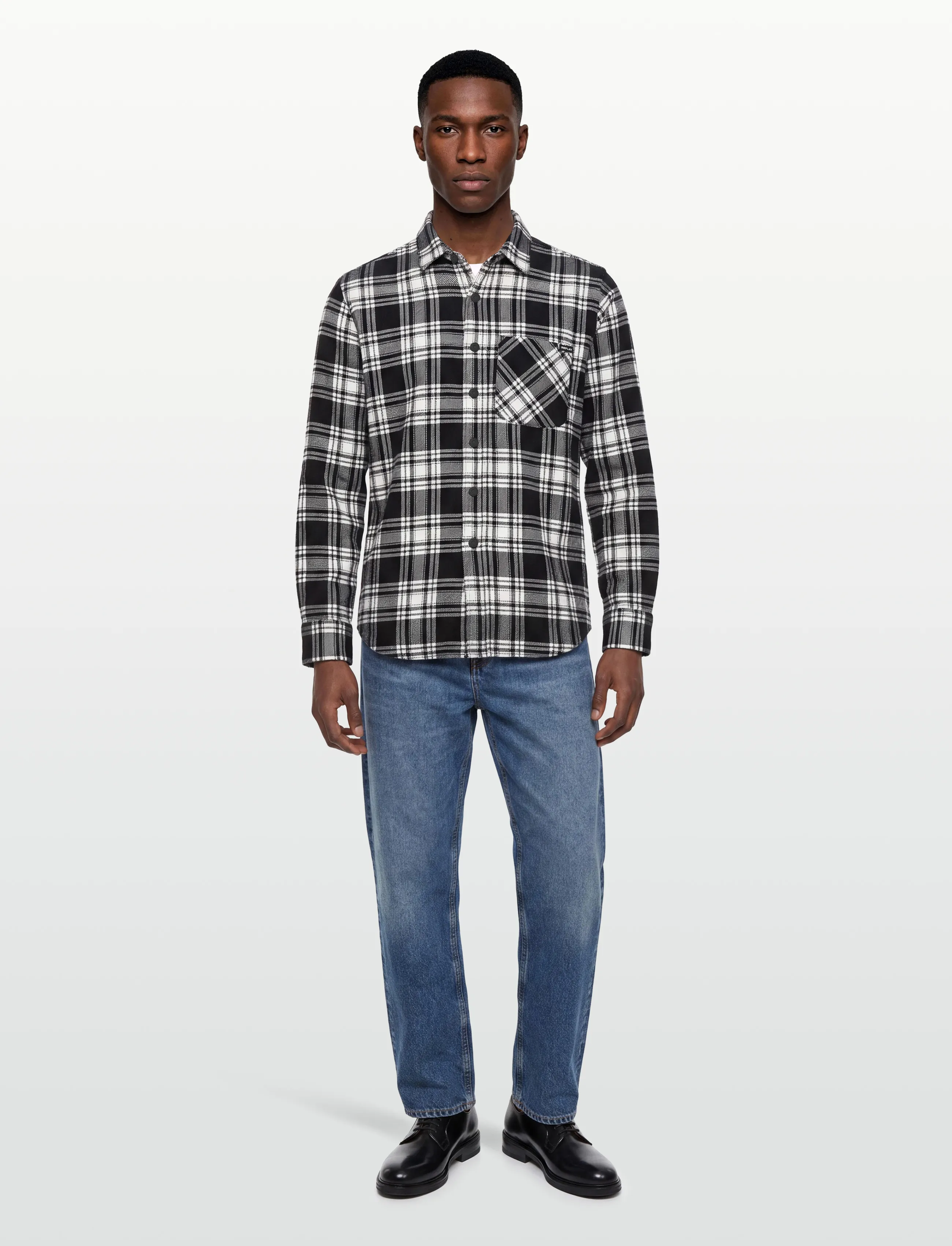 Replay Shirt Regular, XXL, Black, Shirts > Checkered Shirt, Herre