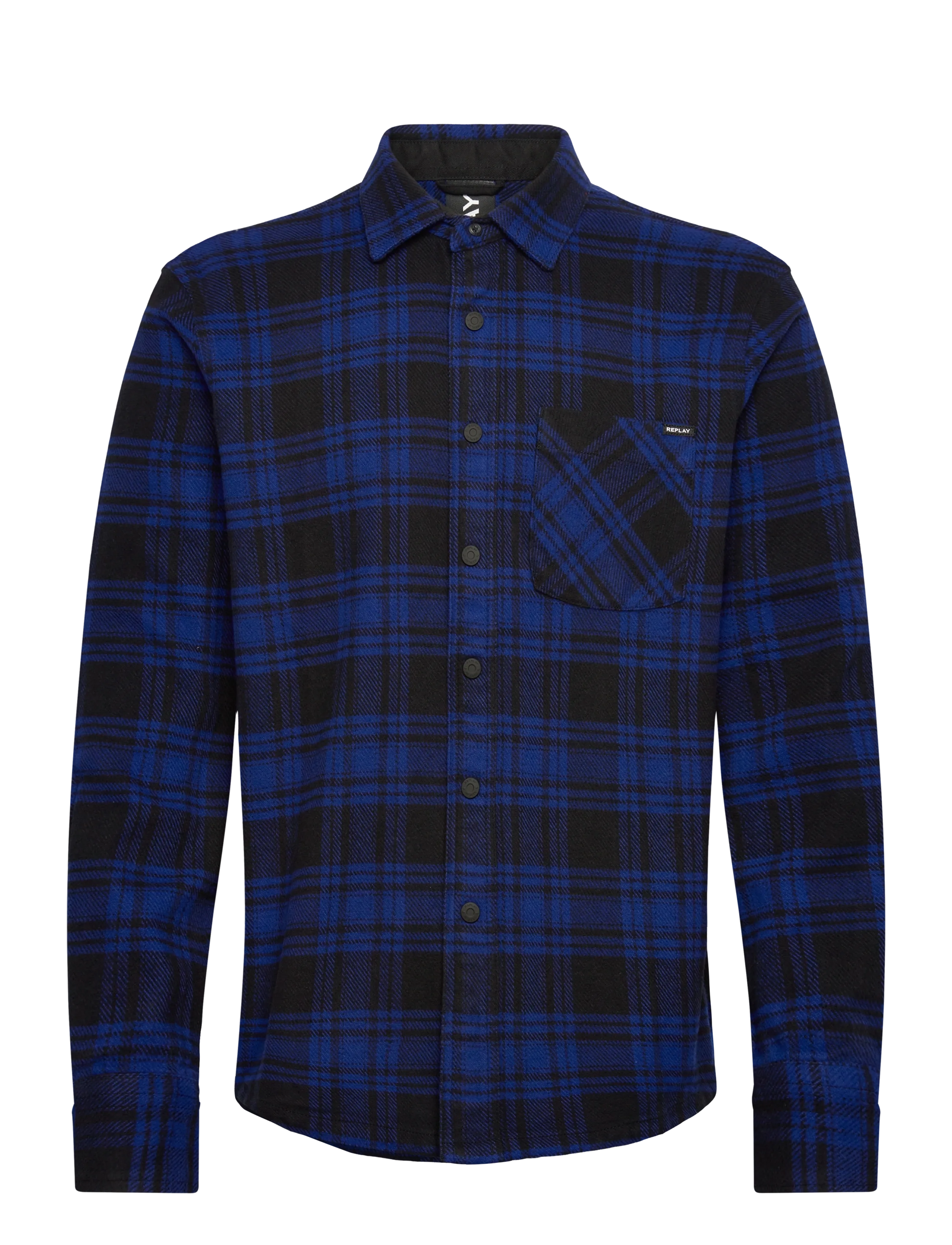REPLAY Shirt Regular Blau - XXL - Herren
