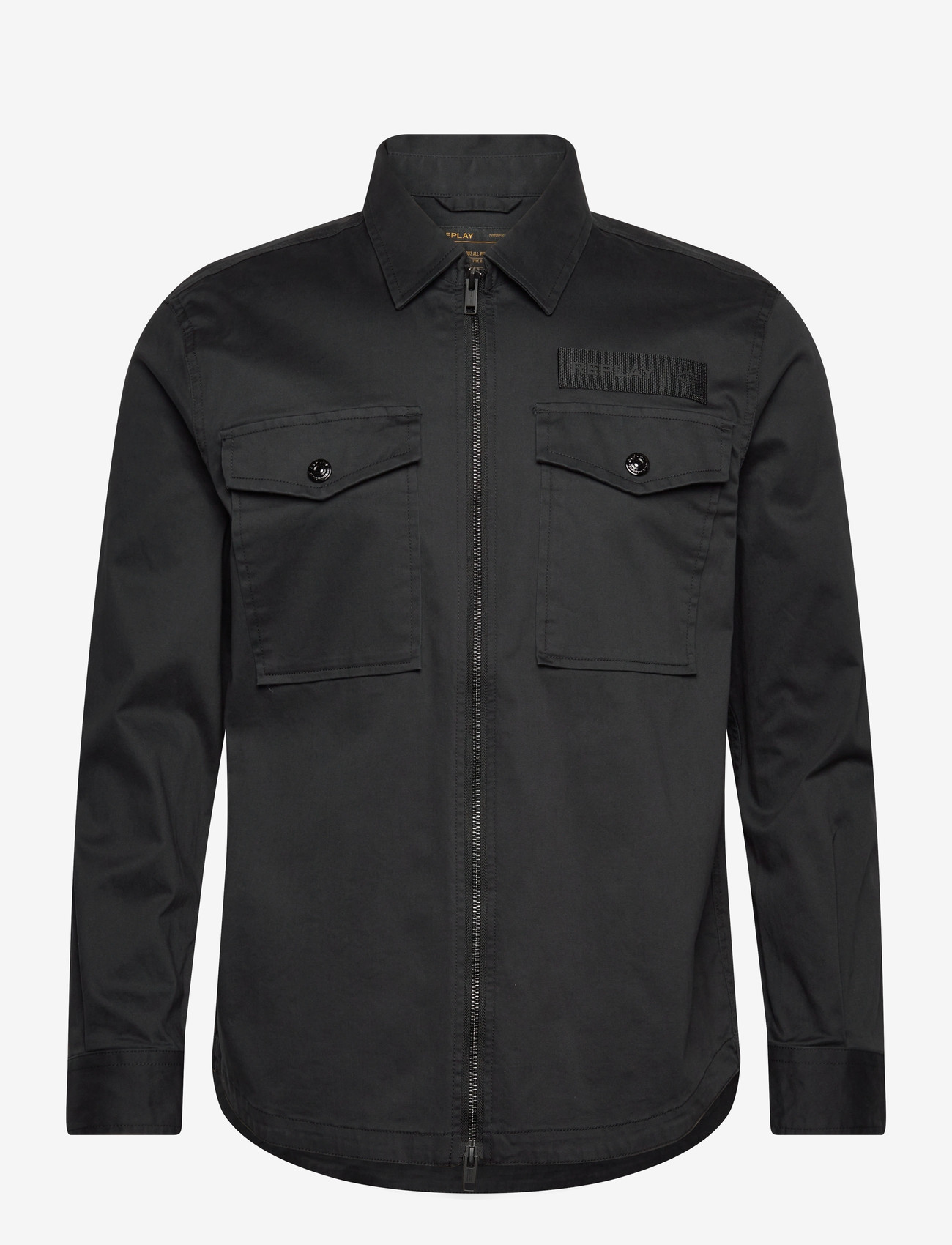 Replay - Shirt RELAXED REGULAR - pealissärgid - black - 0