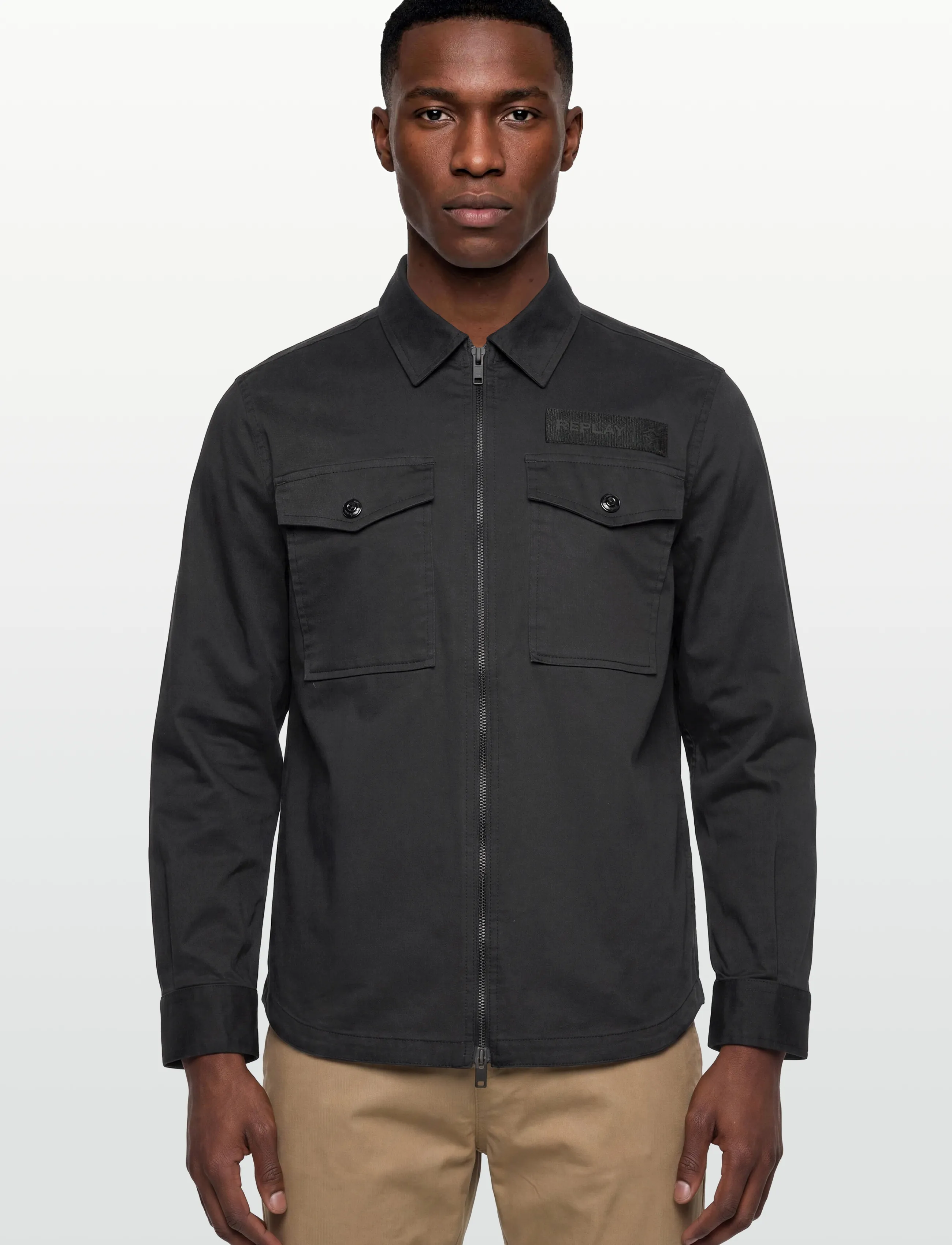 Replay - Shirt RELAXED REGULAR - herren - black - 3