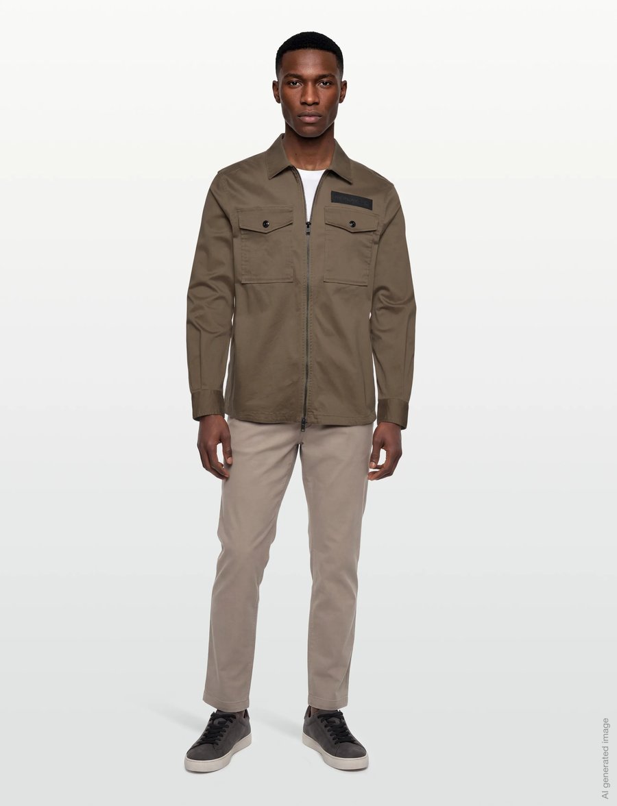 Replay - Shirt RELAXED REGULAR - Überhemden - green - 0