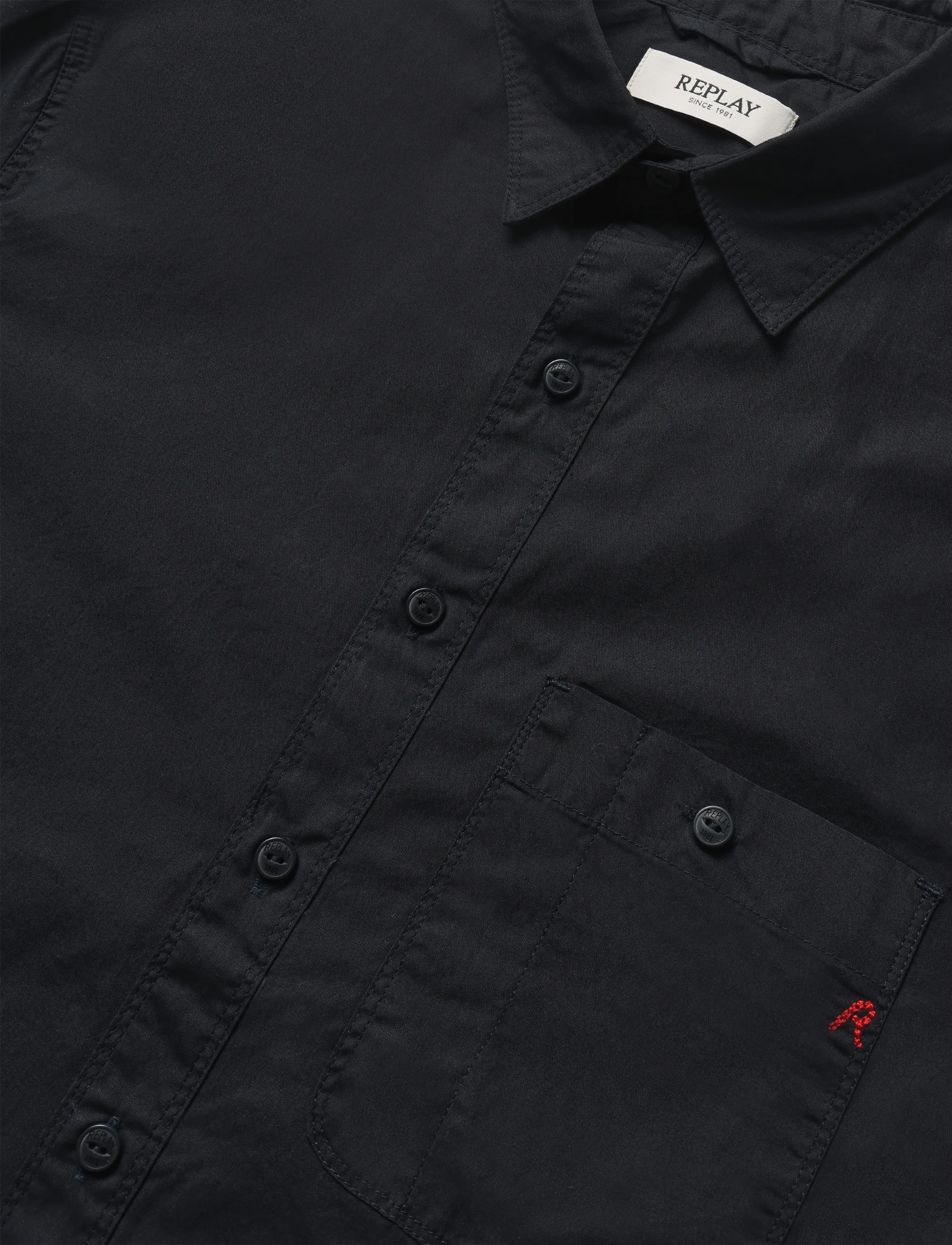 Replay - REGULAR   POPELINE Shirt - vabaajasärgid - blue - 5