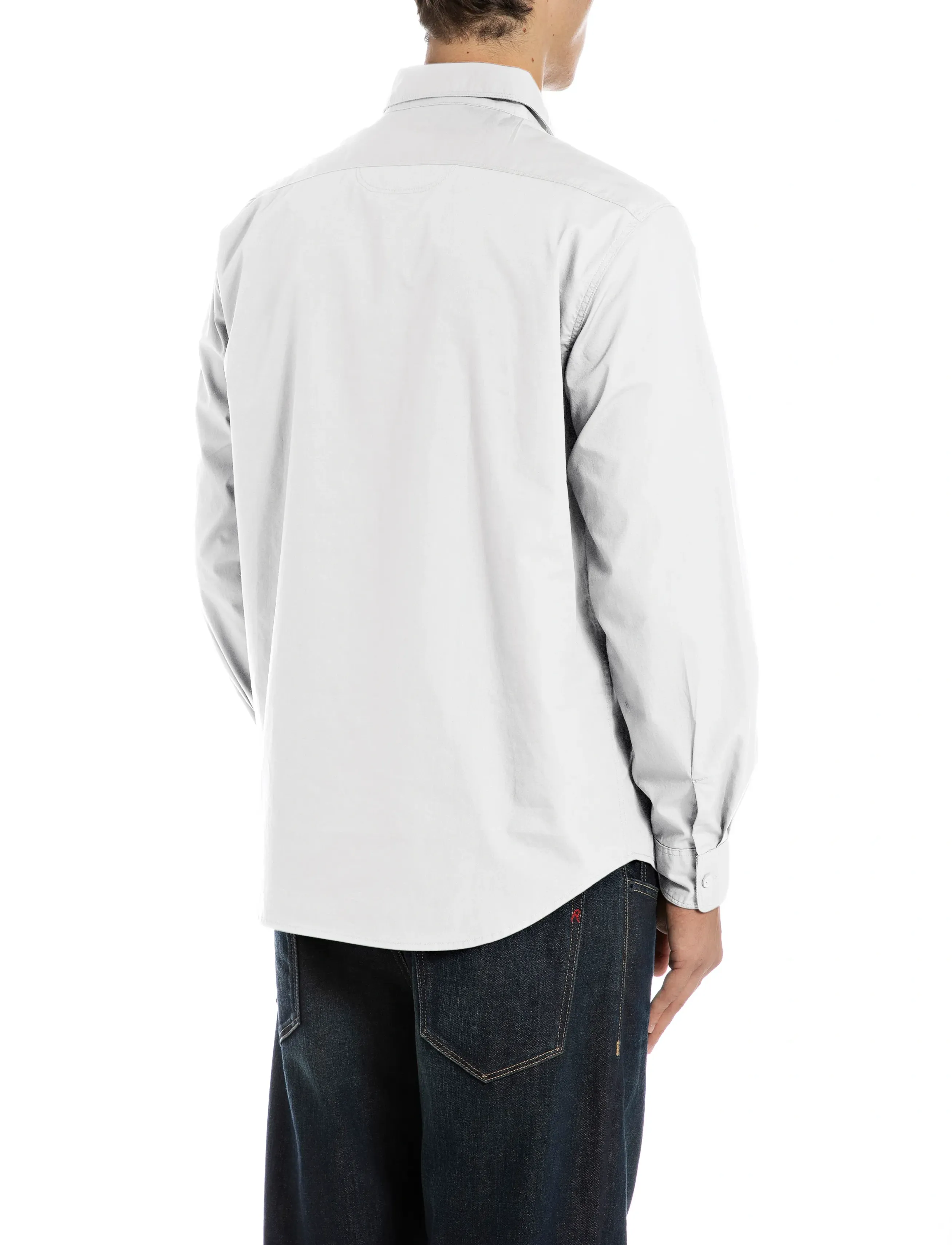 Replay - REGULAR   POPELINE Shirt - white - 3