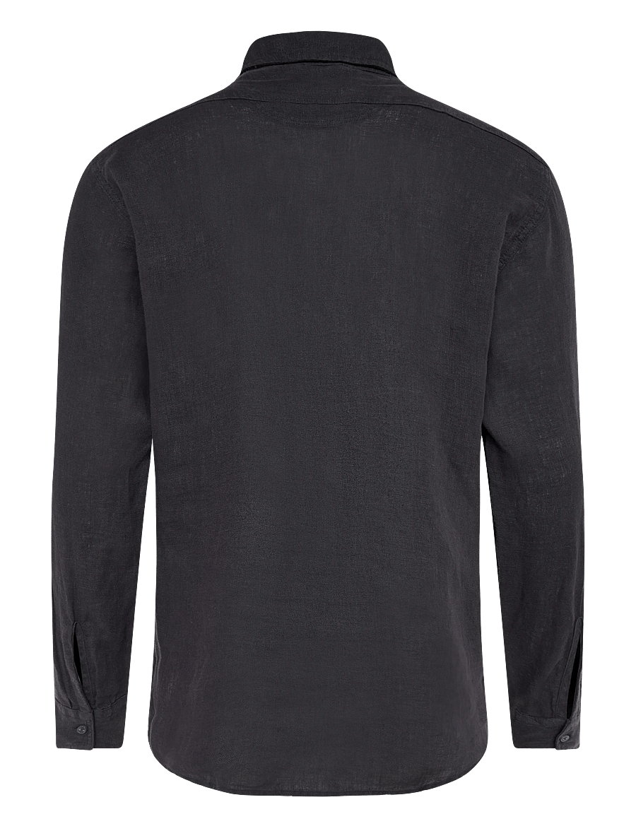 Replay - REGULAR LINEN Shirt - casual skjortor - blue - 2