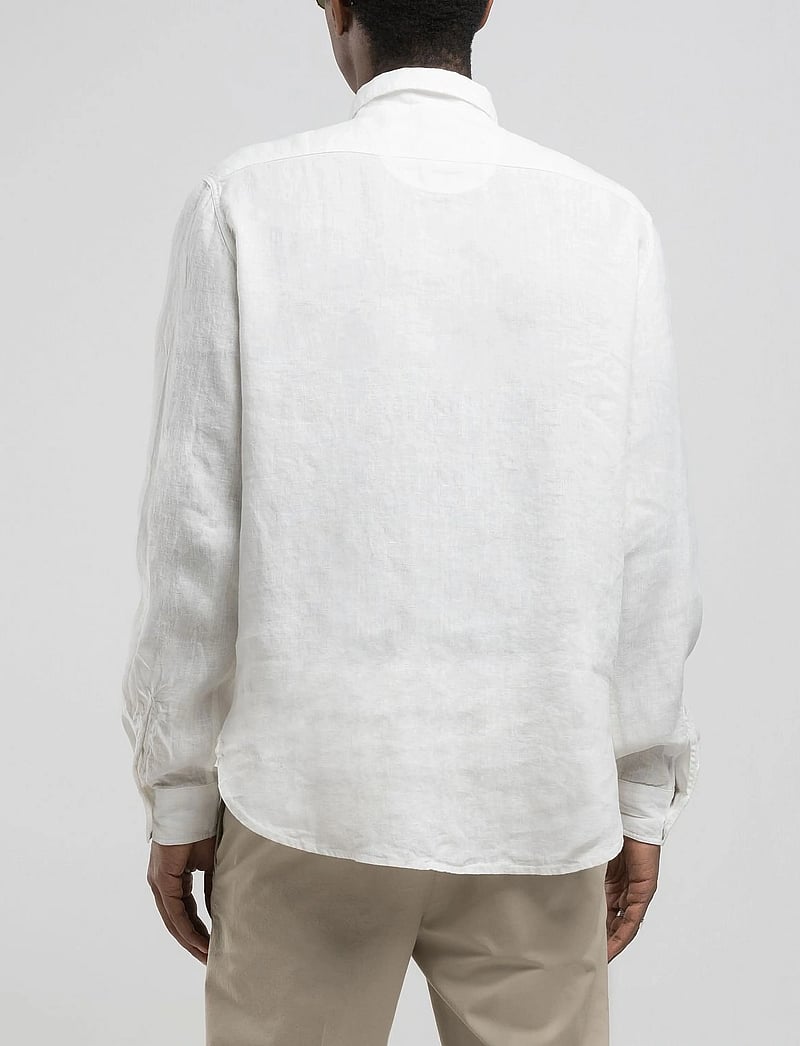 Replay - REGULAR LINEN Shirt - casual skjorter - white - 3