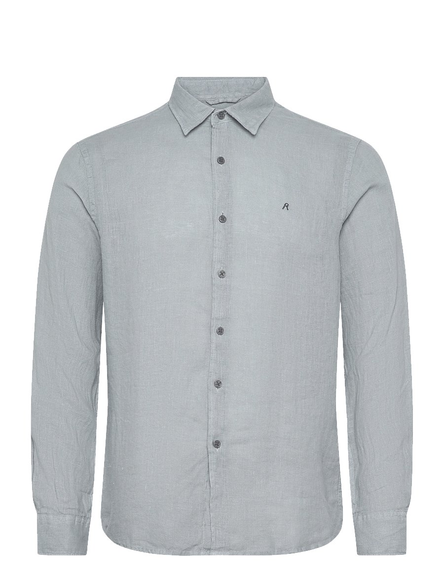 Replay - Shirt REGULAR - hørskjorter - blue - 1