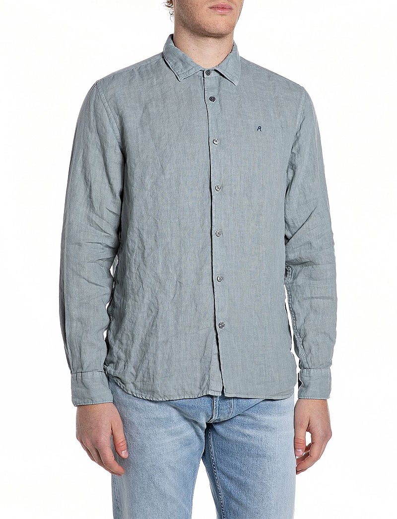 Replay - Shirt REGULAR - linased särgid - blue - 0