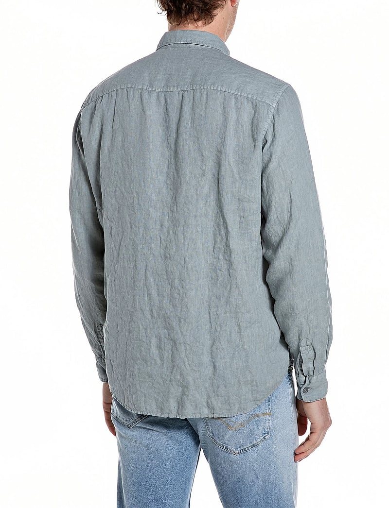 Replay - Shirt REGULAR - linased särgid - blue - 3