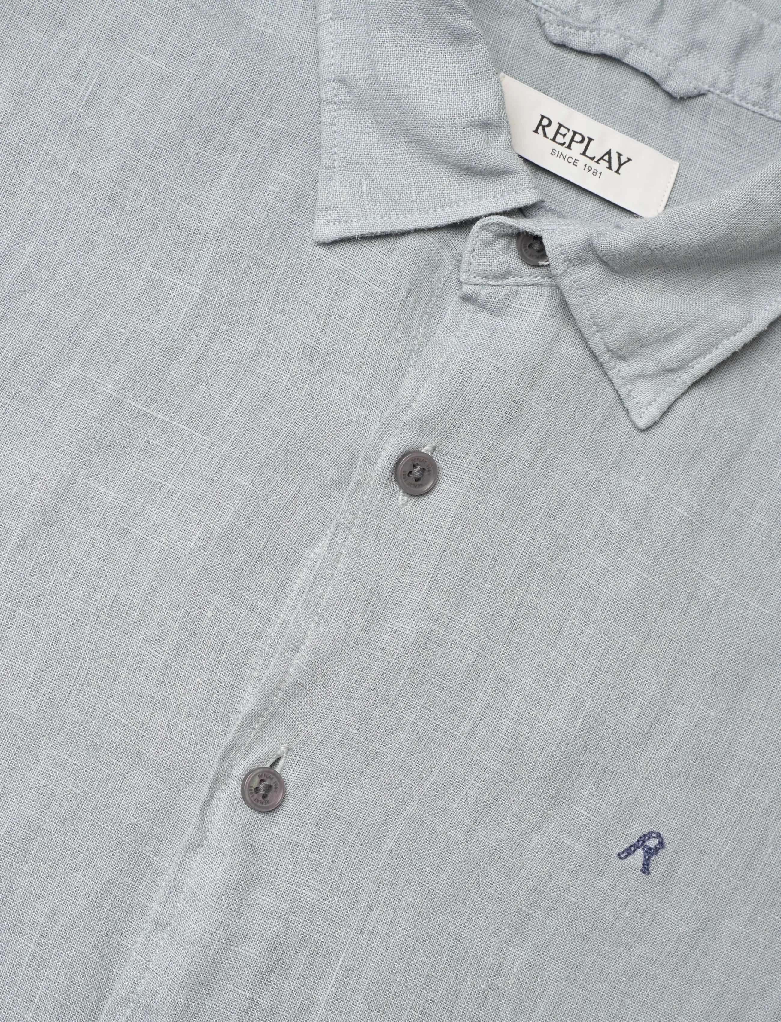 Replay - Shirt REGULAR - hørskjorter - blue - 5