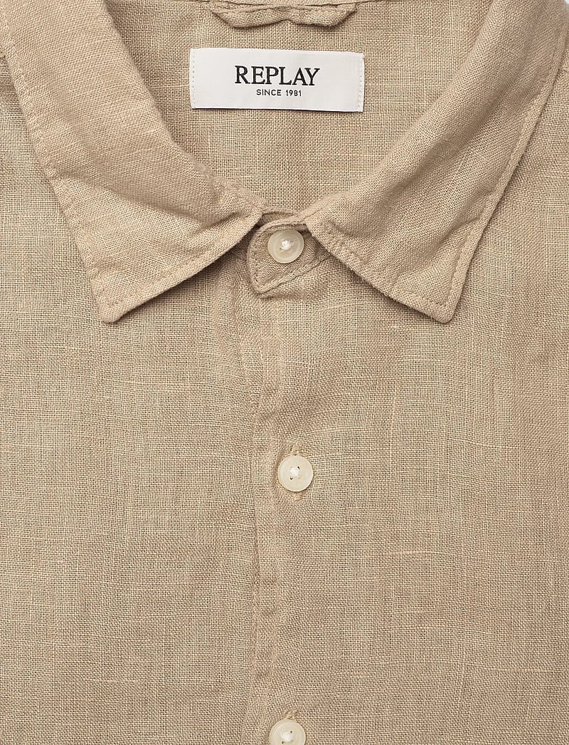 Replay - Shirt REGULAR - linased särgid - khaki green - 4