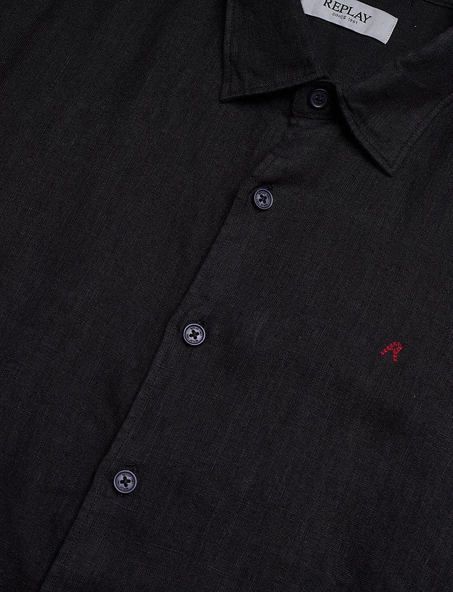 Replay - Shirt REGULAR - linased särgid - navy - 5