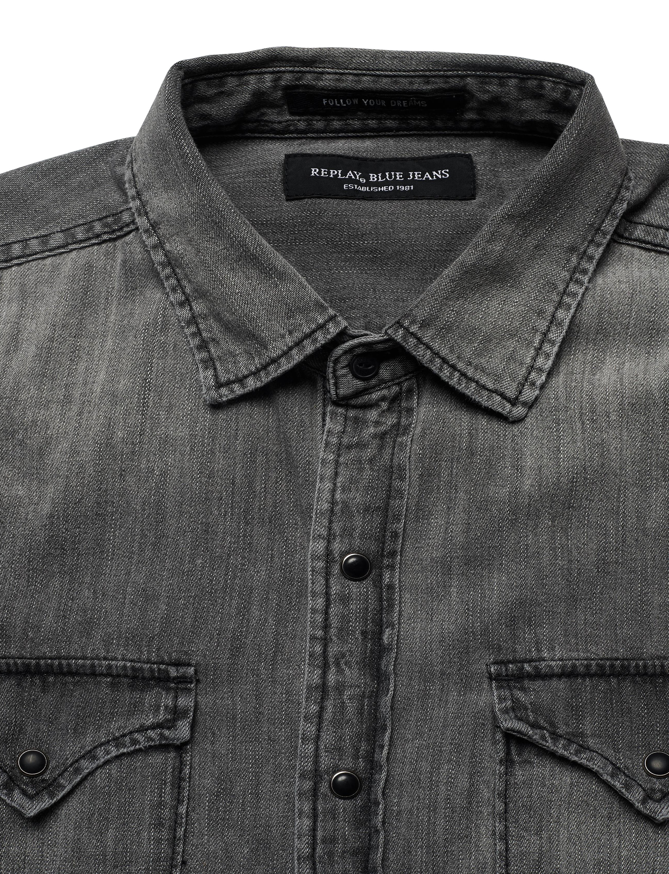 Replay - Shirt - medium grey - 3