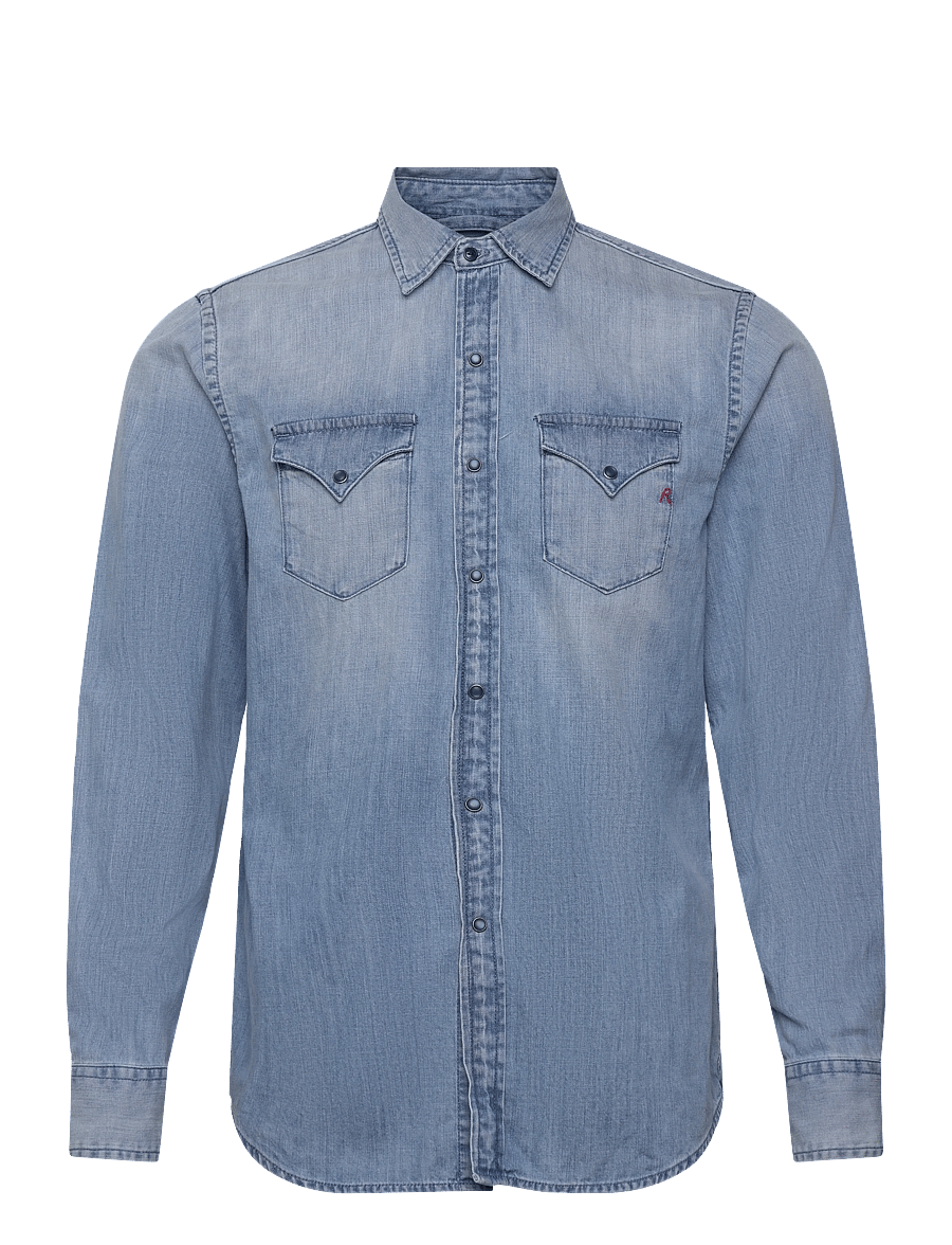 Replay - Shirt REGULAR - jeanshemden - blue - 1