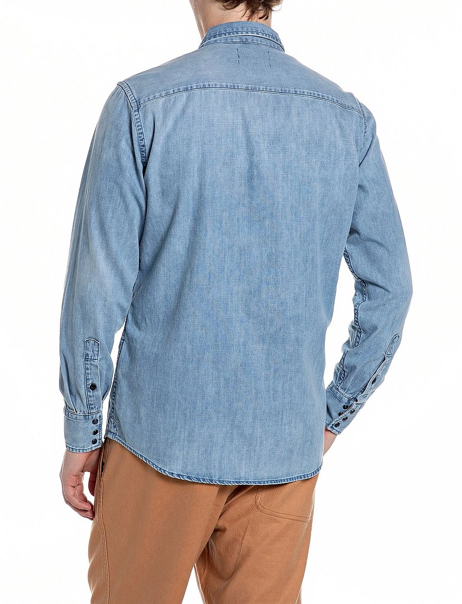 Replay - Shirt REGULAR - jeanshemden - blue - 3