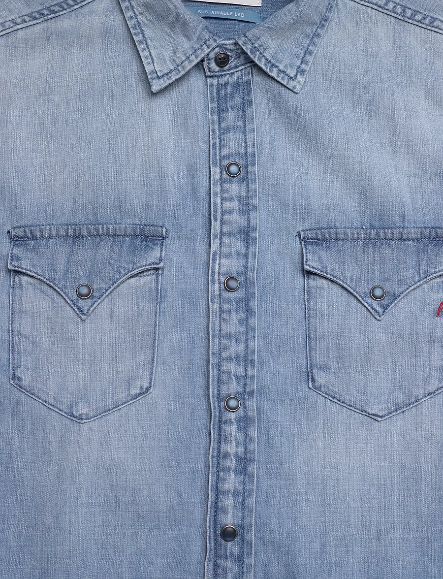Replay - Shirt REGULAR - jeanshemden - blue - 4