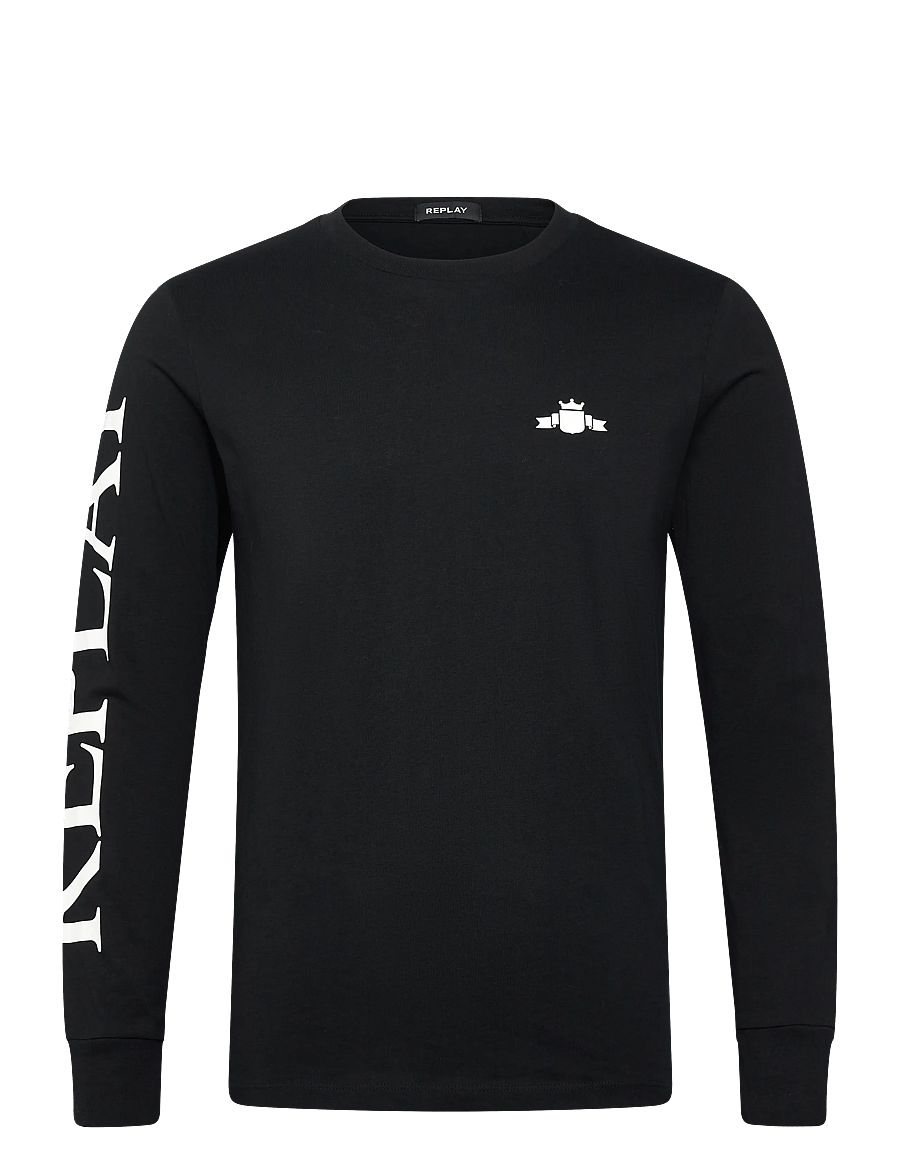 Replay - Long-sleeved t-shirt REGULAR - langärmelig - black - 0