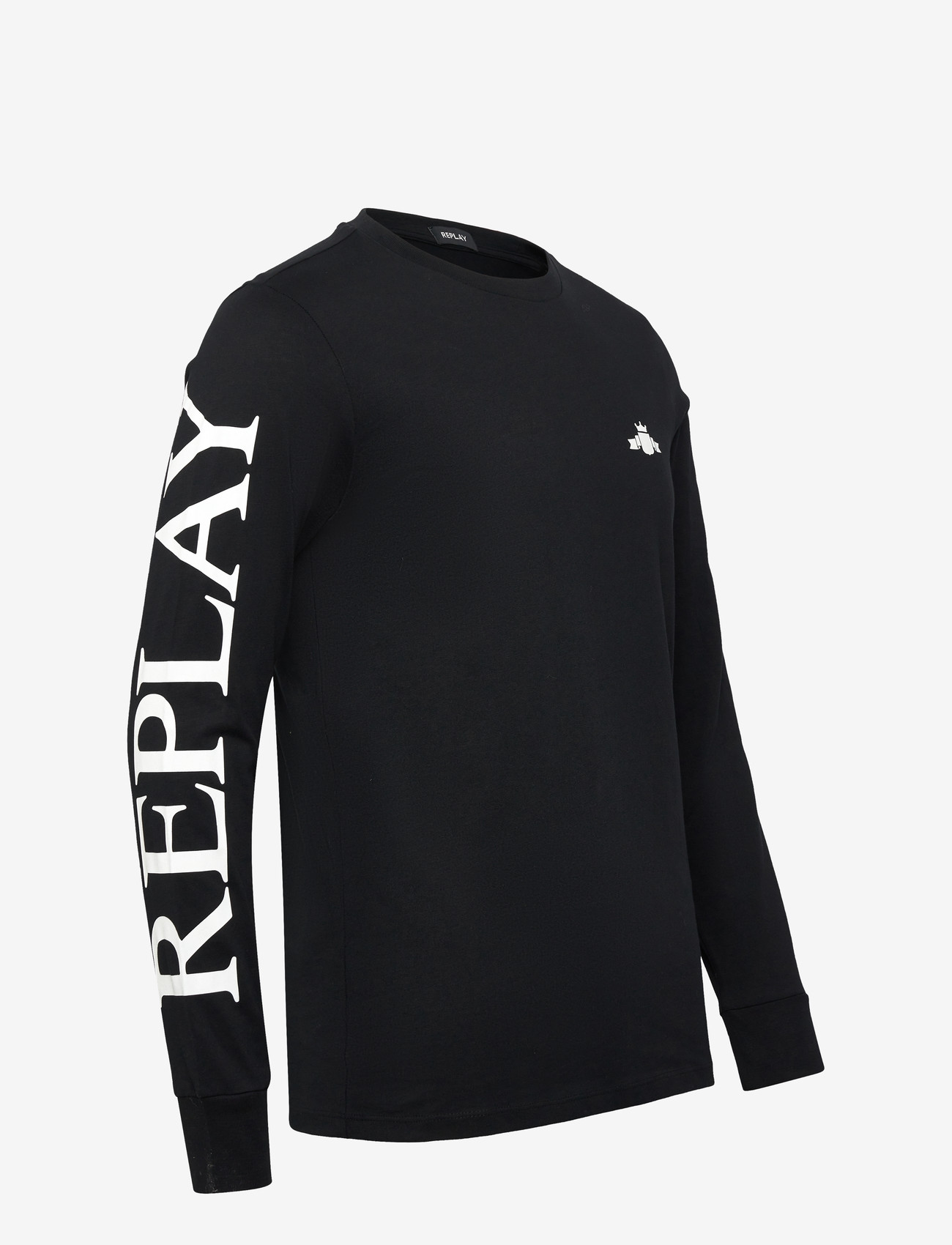 Replay - Long-sleeved t-shirt REGULAR - langærmede t-shirts - black - 2