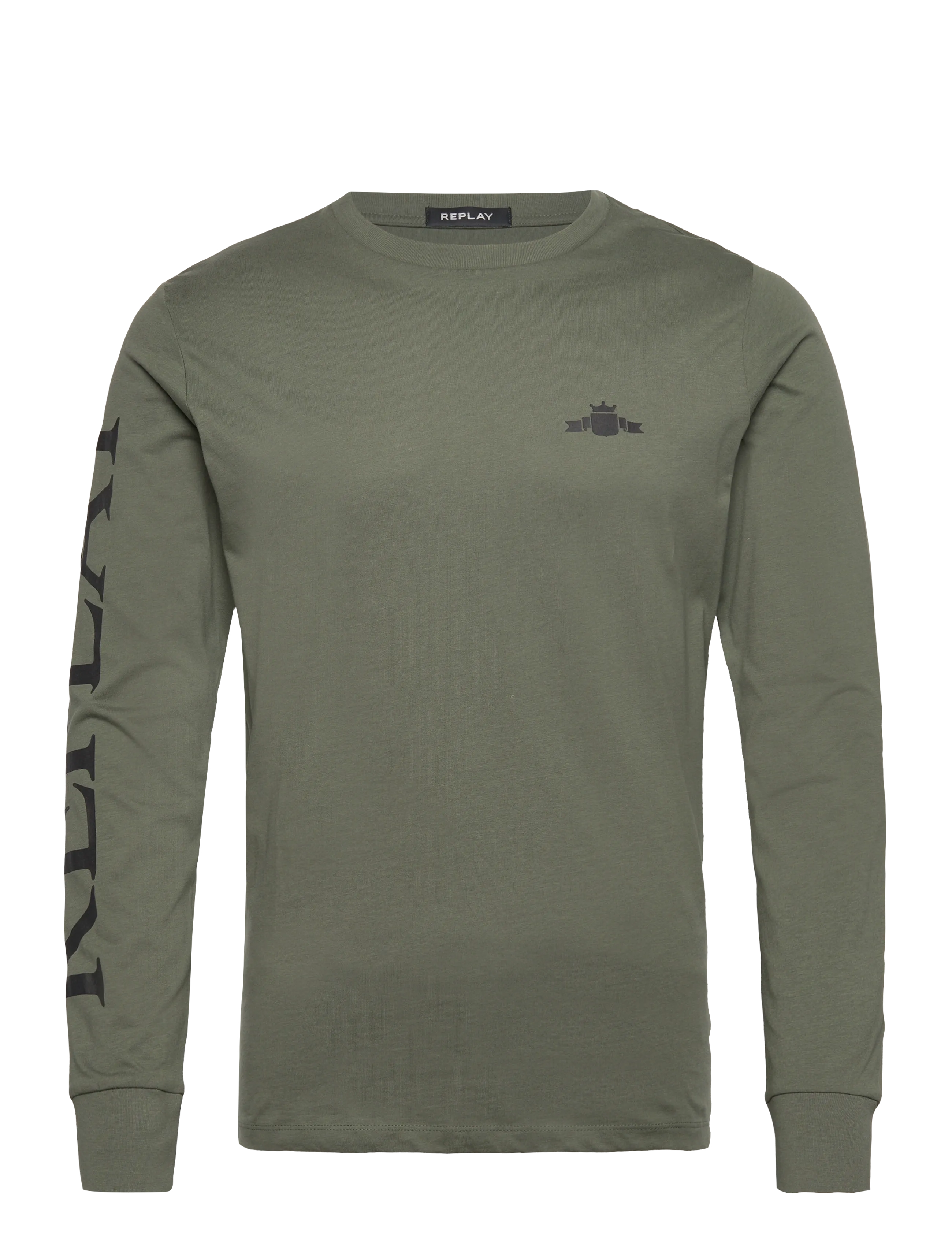 Long-sleeved t-shirt REGULAR - KHAKI GREEN