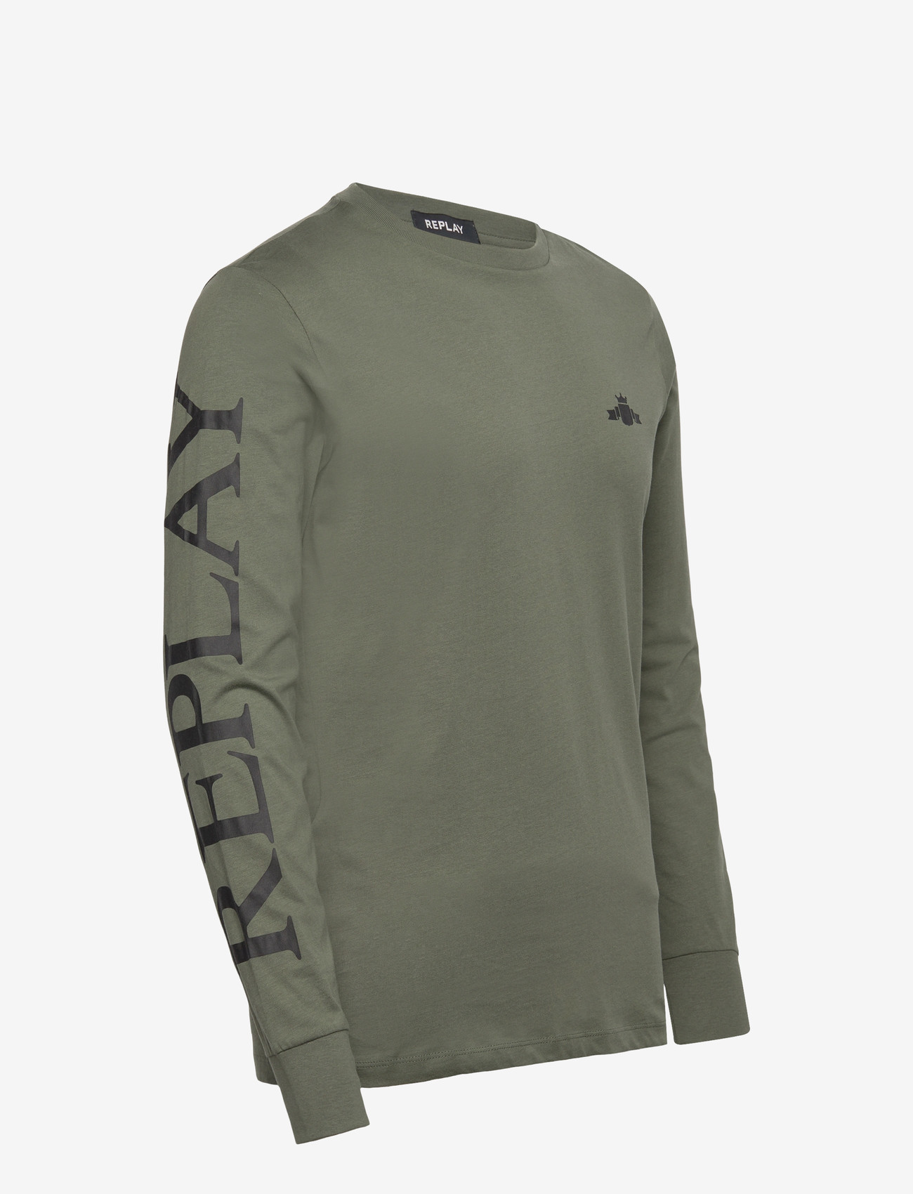 Replay - Long-sleeved t-shirt REGULAR - långärmade t-shirts - khaki green - 2
