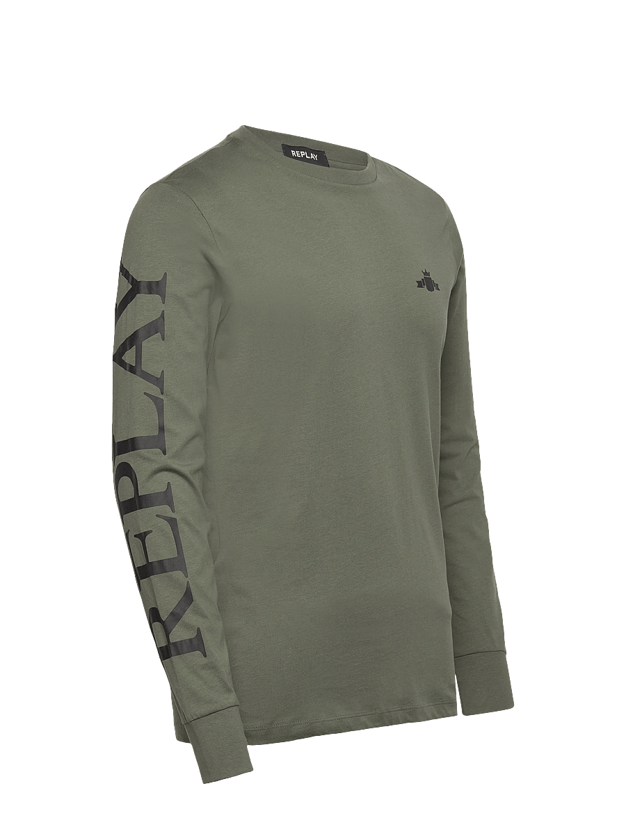 Replay - Long-sleeved t-shirt REGULAR - langärmelig - khaki green - 2