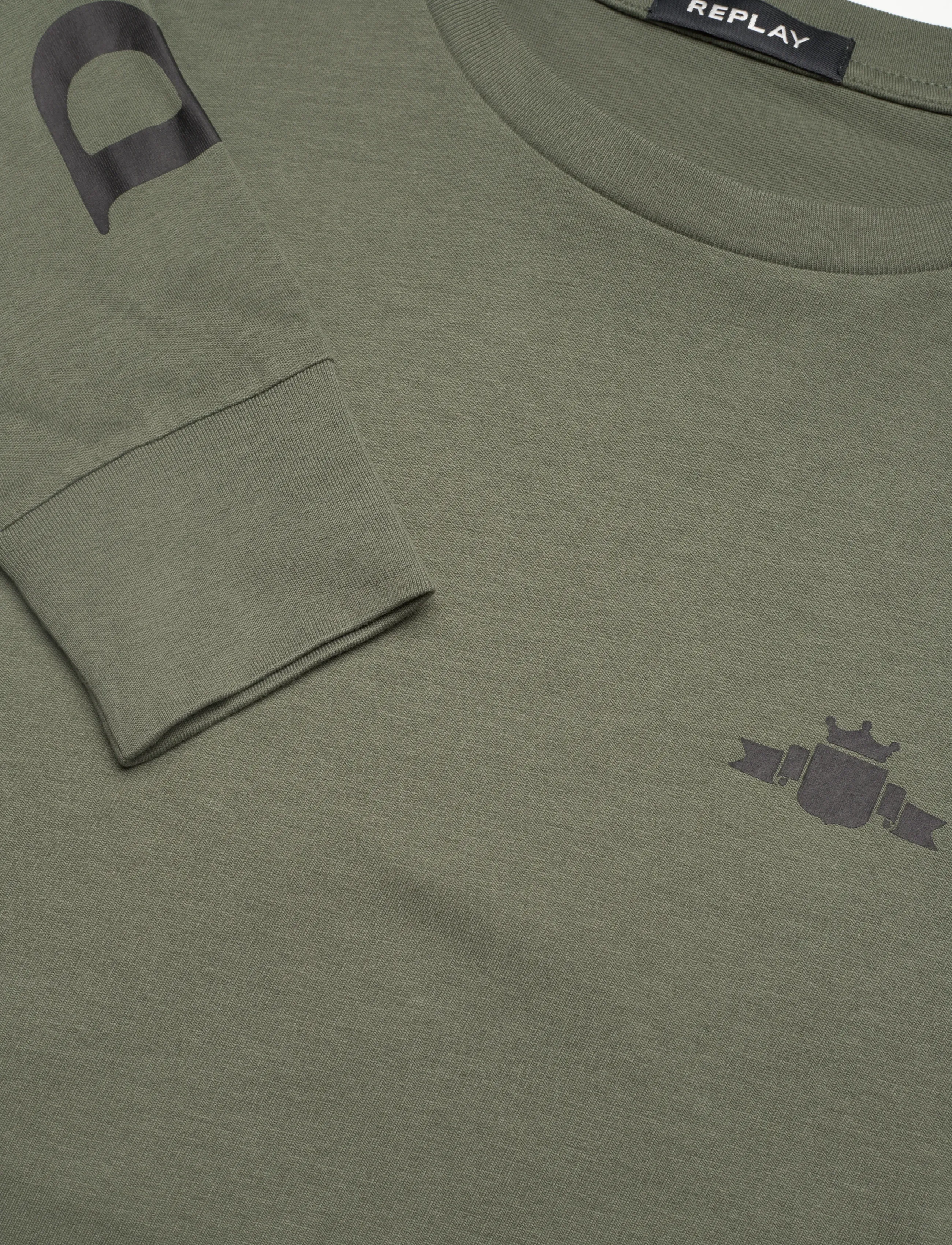 Replay - Long-sleeved t-shirt REGULAR - langärmelig - khaki green - 3